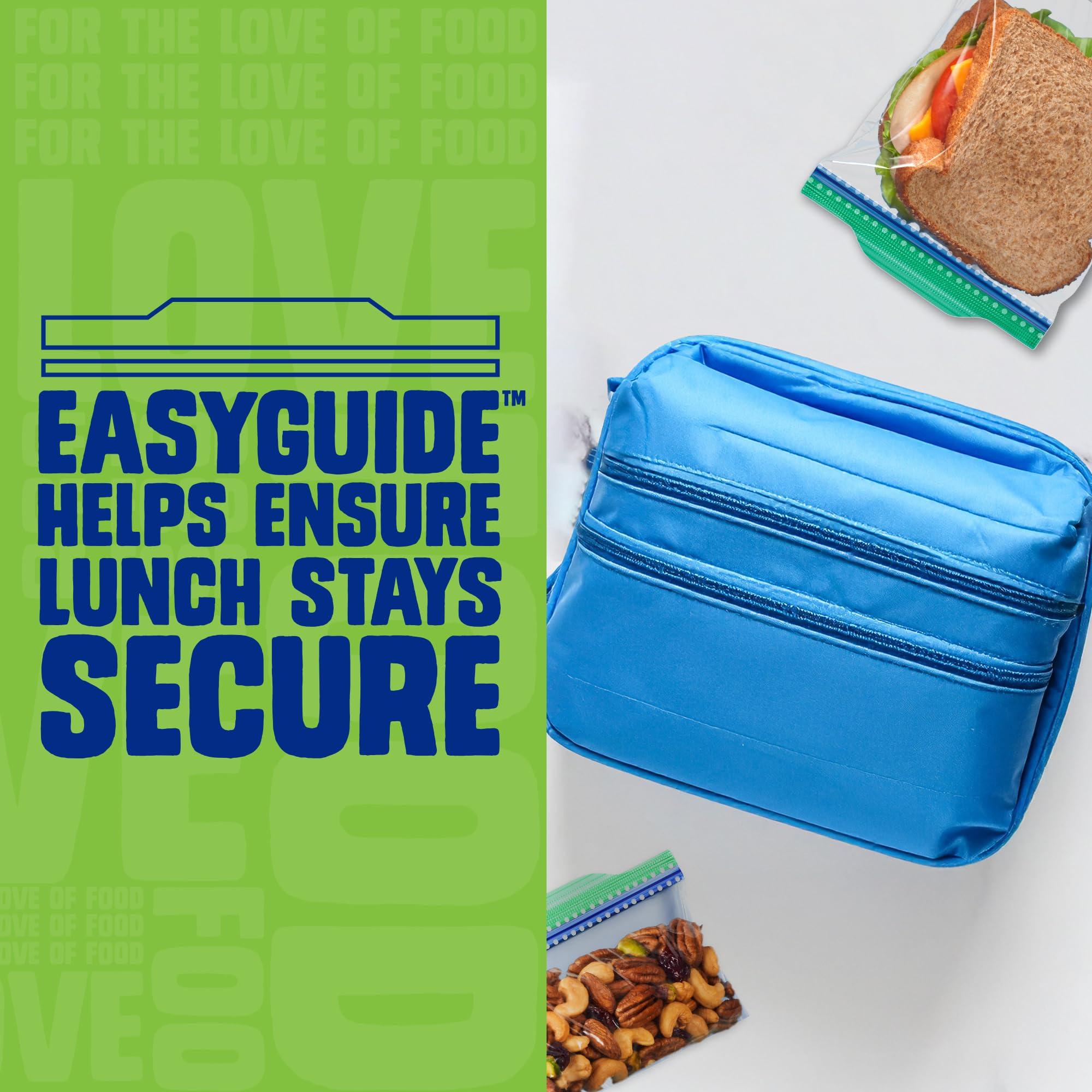 Ziploc Sandwich and Snack Bags with EasyGuide Texture, Plastic Storage Bags with Grip 'n Seal Technology, 105 Bags Total - Image 3