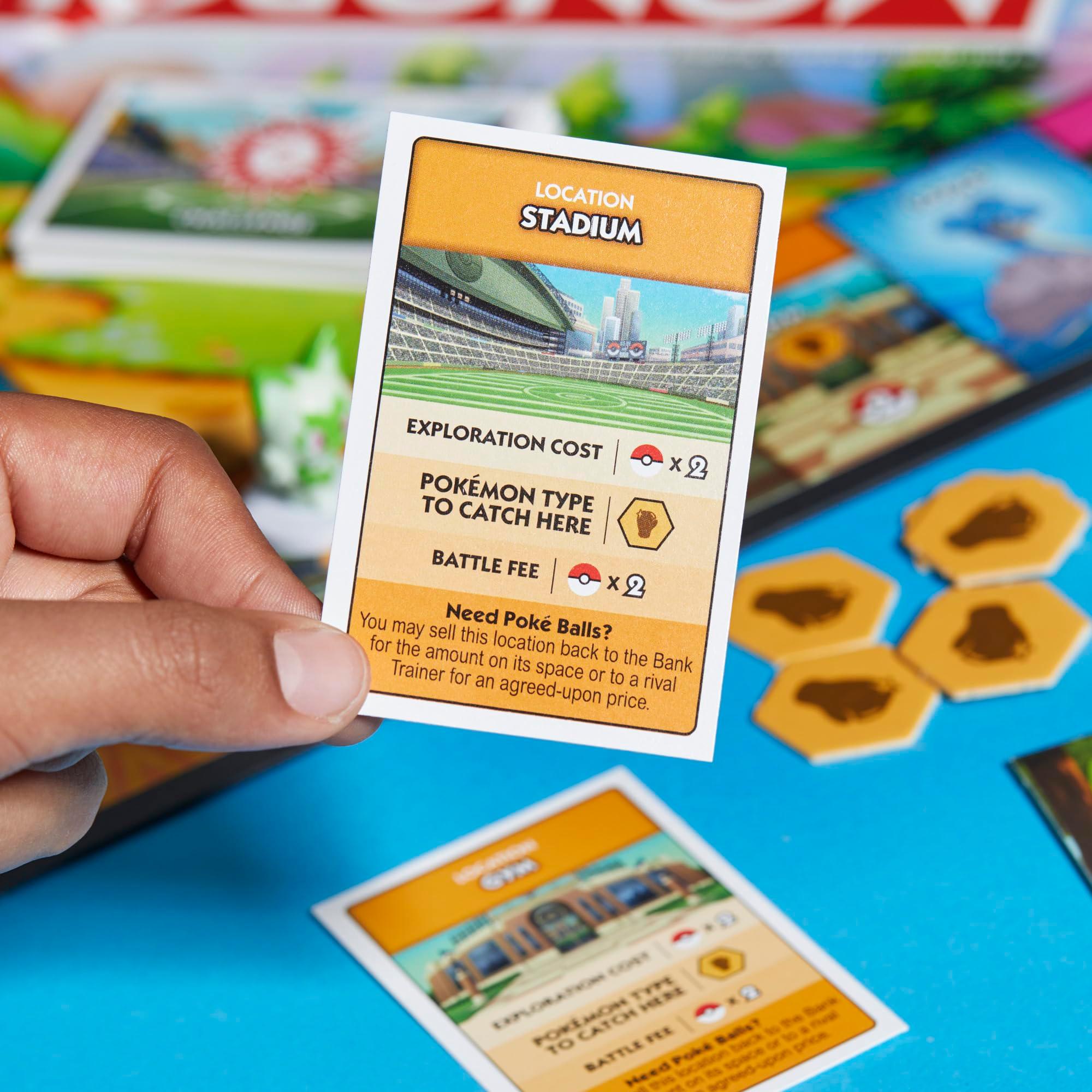Monopoly Pokémon Edition Board Game | Ages 8 and Up | 2 to 4 Players | Kids Games for Pokémon Fans | Fun Family Games| 45 Mins. Avg. - Image 2