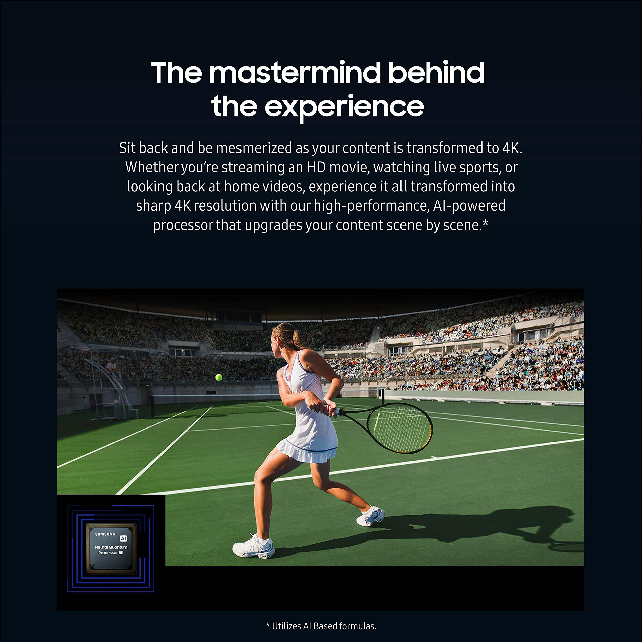 SAMSUNG 75-Inch Class QLED Q80C Series Smart TV QN75Q80C, Direct Full Array, Alexa Built-in, 4K, Q-Symphony 3.0, 2023 Model, Quantum HDR+, Dolby Atmos, Object Tracking Sound Lite, Gaming Hub - Image 4