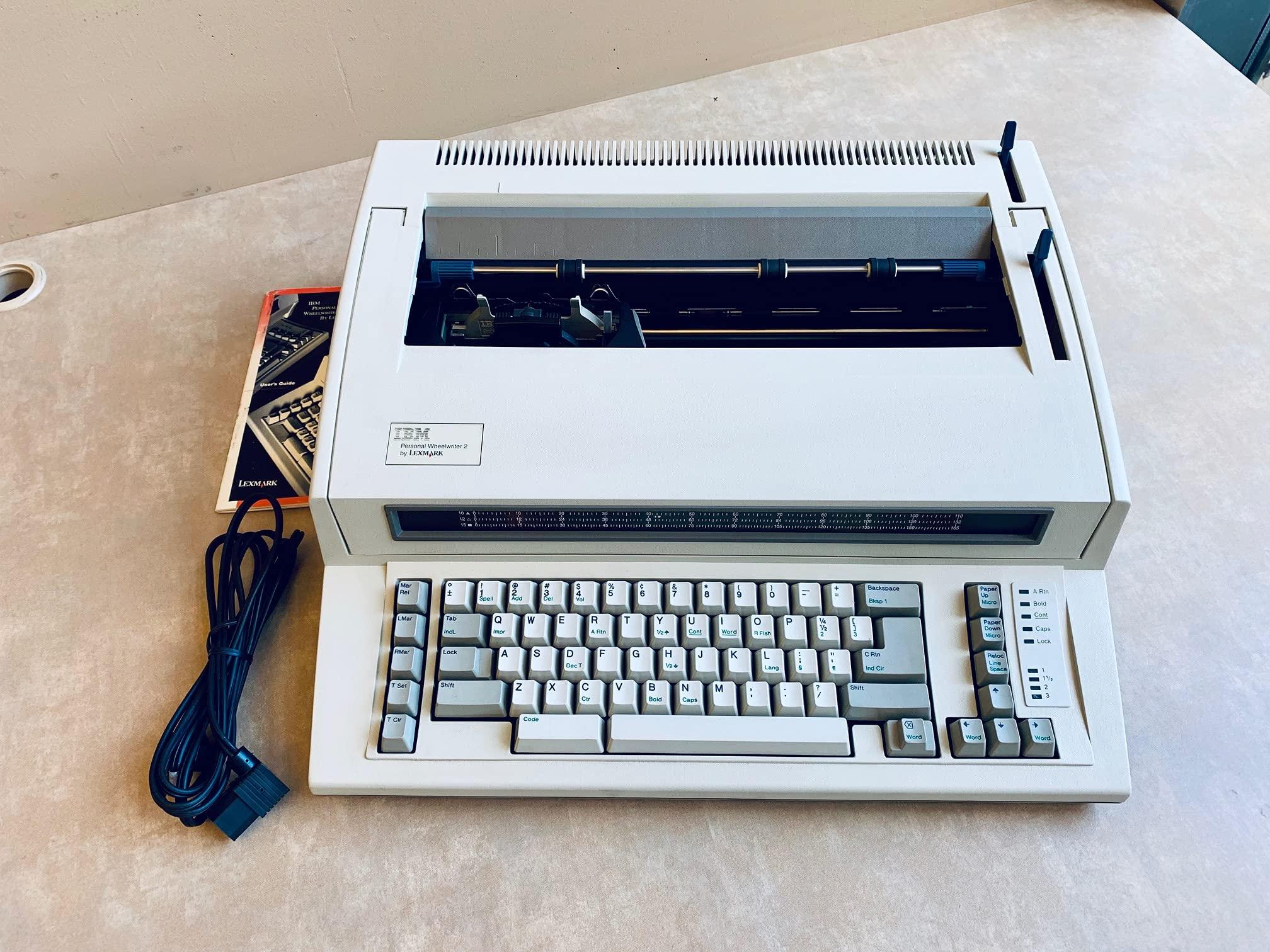 IBM Personal Wheelwriter 2 Typewriter - Refurbished (Renewed)