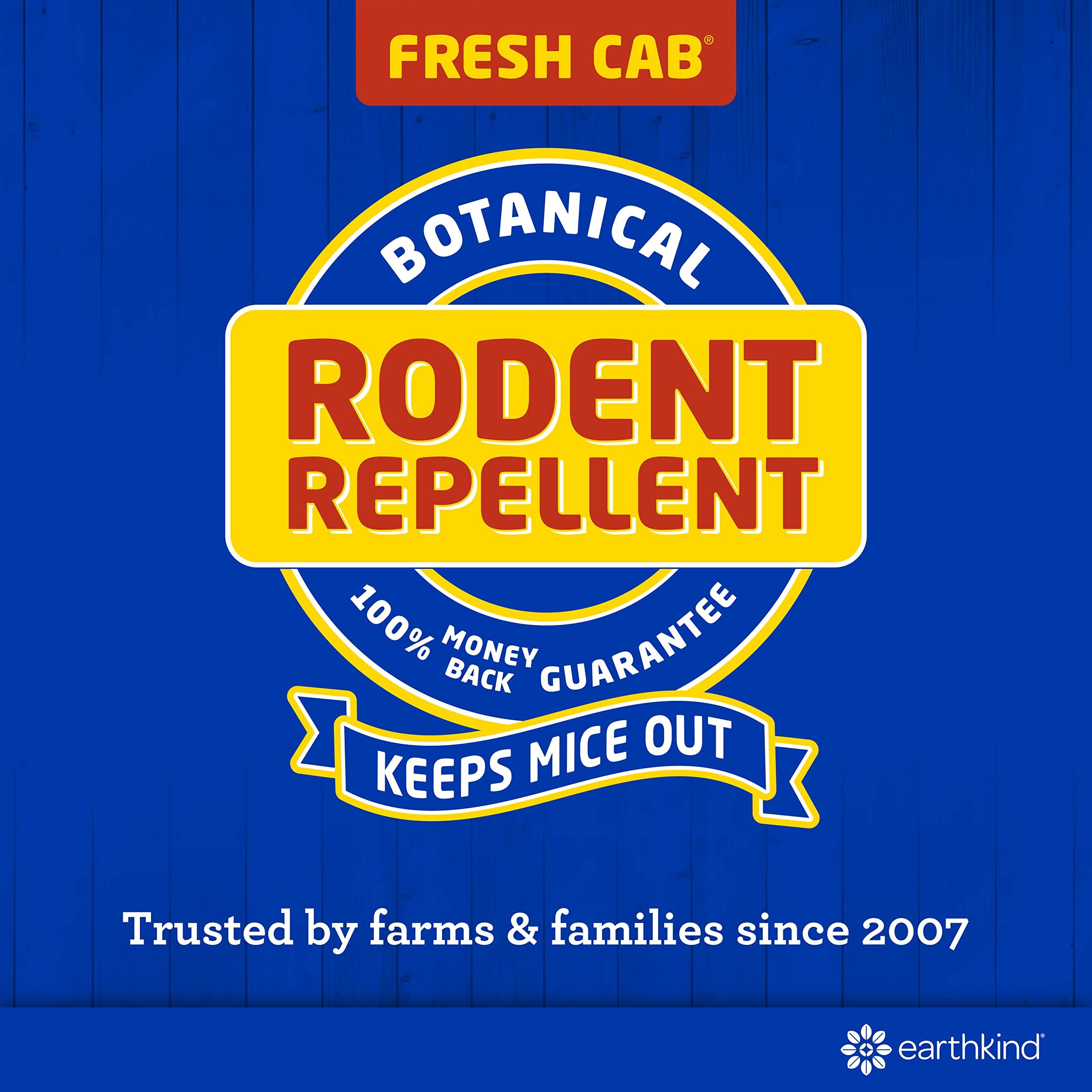 Fresh Cab Botanical Rodent Repellent - Environmentally Friendly, Keeps Mice Out, 12 Scent Pouches - Image 7