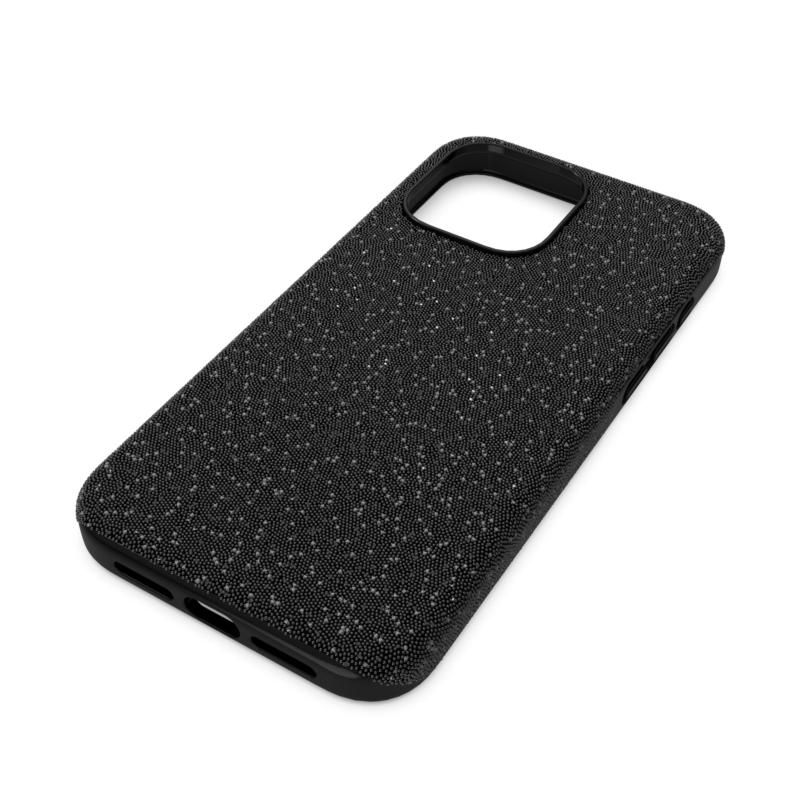 Swarovski High Smartphone Case for iPhone 15 Pro Max, Black Crystals, Part of The High Collection - Image 2