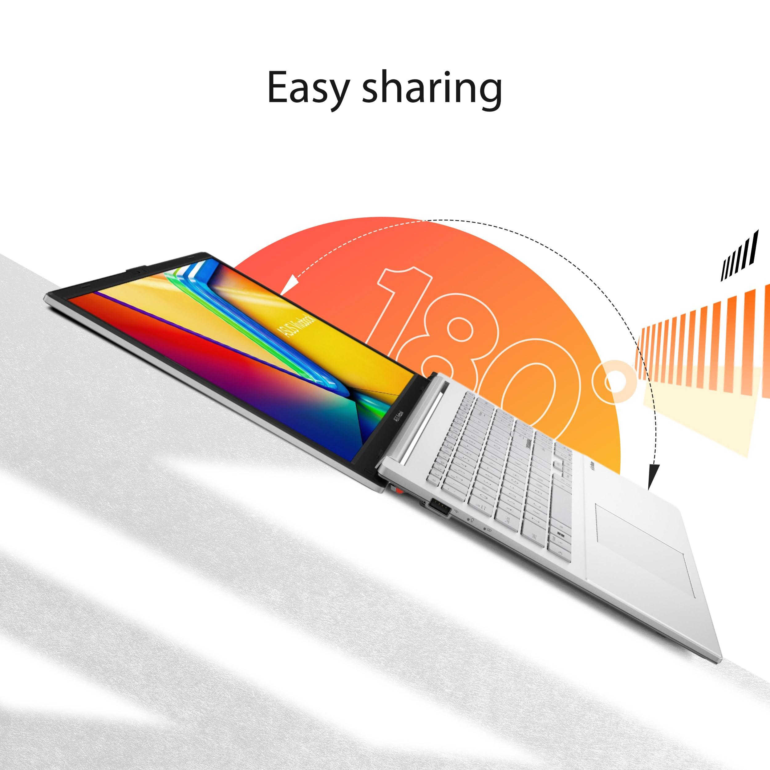ASUS Vivobook Go 15.6” Slim Laptop, AMD Ryzen 5 7520U, 8GB, 512GB, Windows 11 Home, Cool Silver, Military Grade Durability, Fast Charging, Webcam Shield, E1504FA-AS54 - Image 3