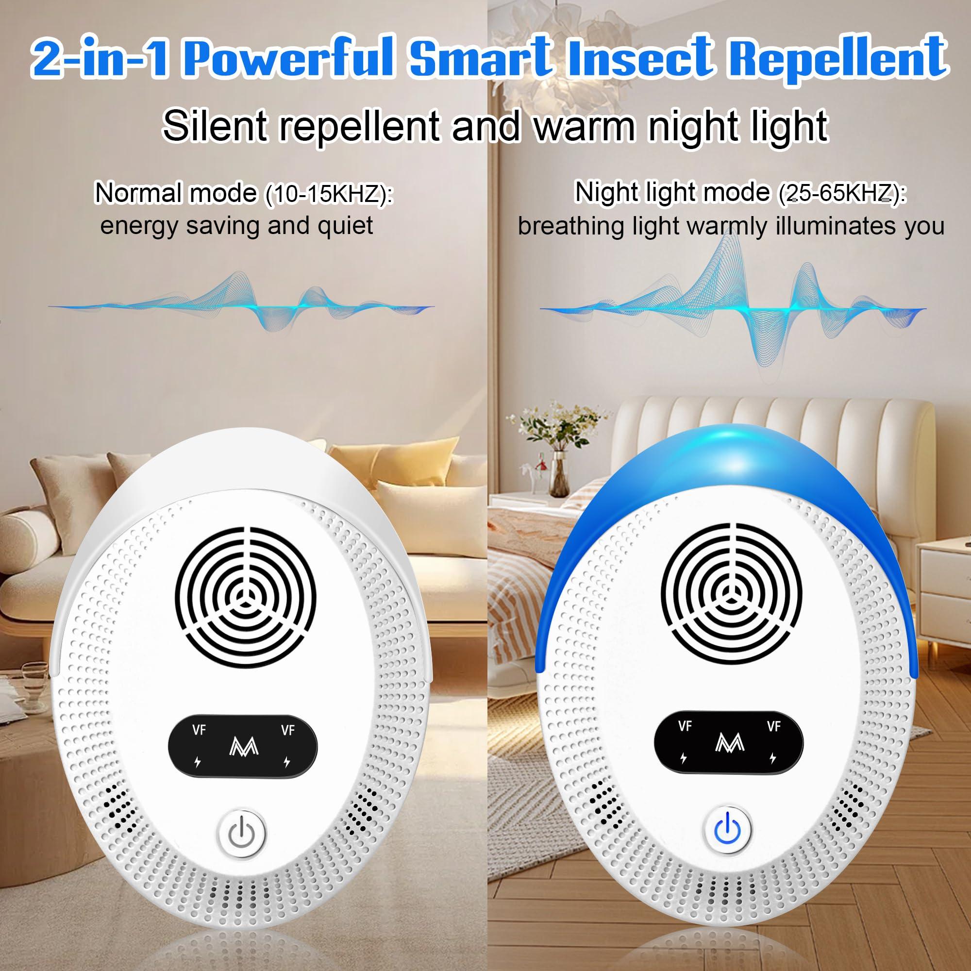 Seozio Ultrasonic Pest Repeller Indoor, Mouse Repellent, Pest Control, Pest Repellent for Home,Kitchen, Office, Warehouse, Hotel 6 Packs - Image 5