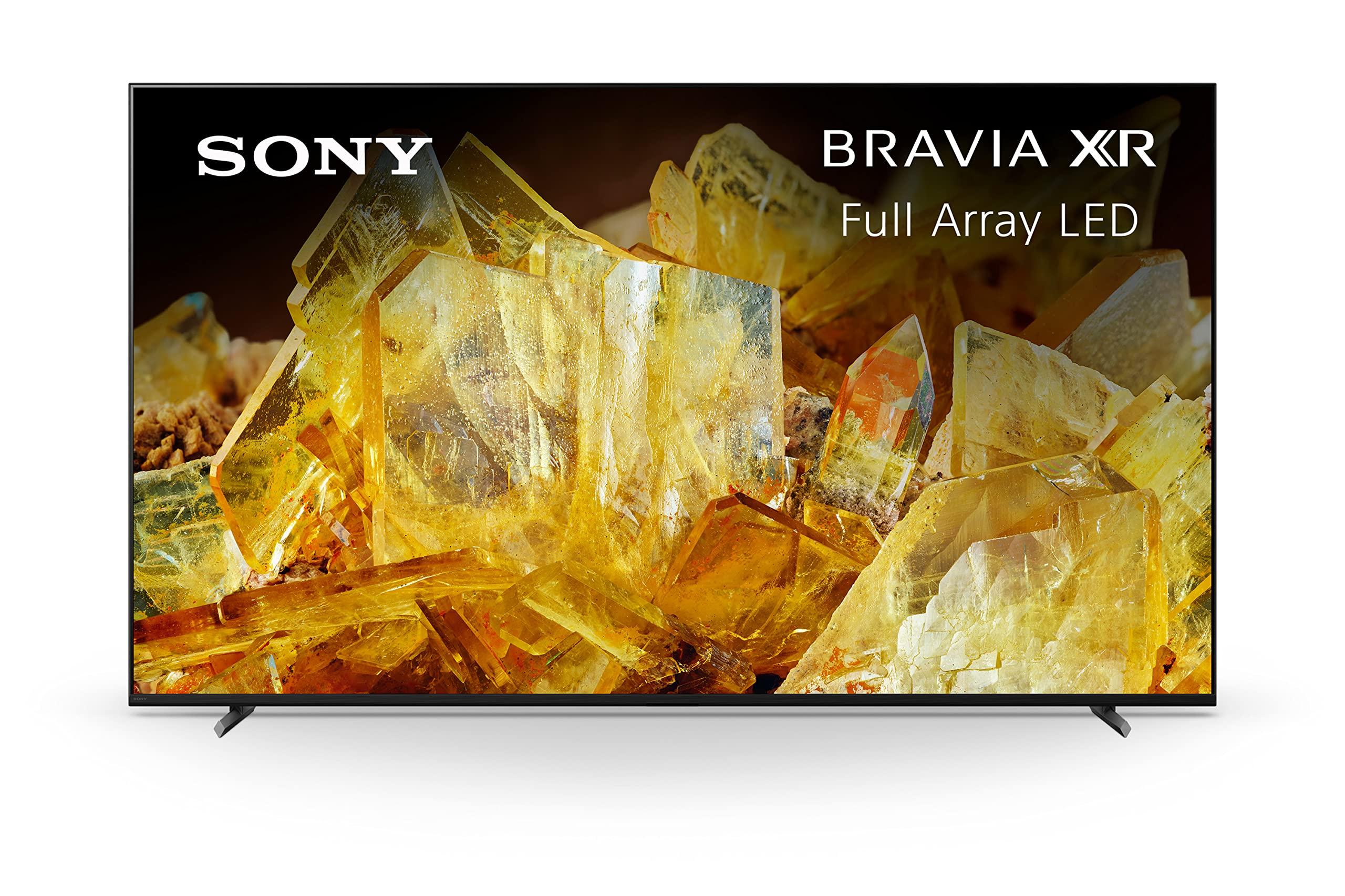 Sony BRAVIA XR X90L Series 75 Inch 4K Ultra HD TV Full Array LED XR75X90L, Smart, Google TV, Exclusive Features for The PlayStation® 5, Latest Model, Dolby Vision HDR, Black