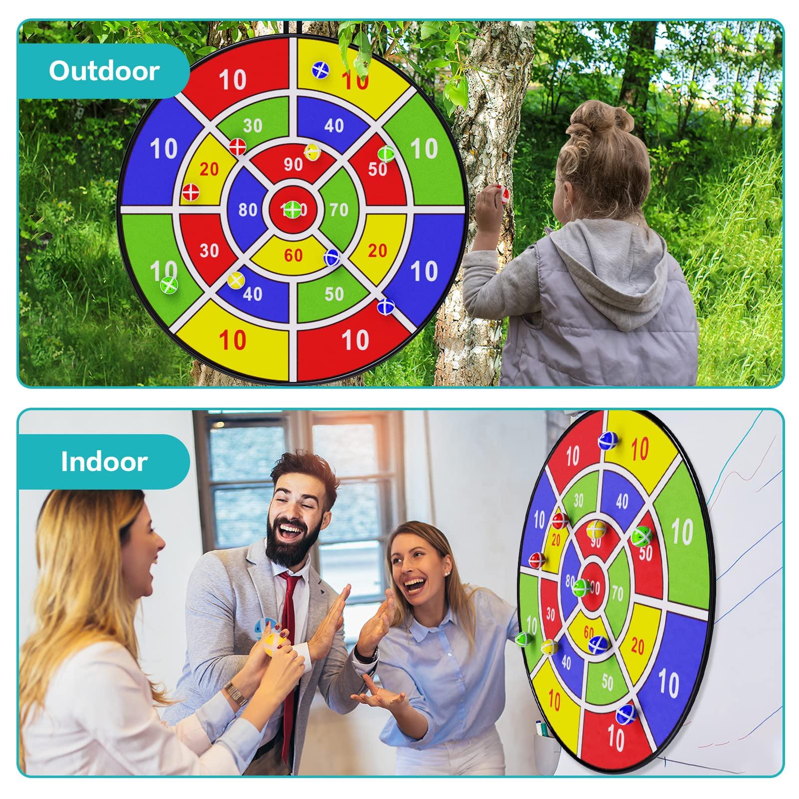 BooTaa 29" Large Dart Board for Kids, Kids Dart Board with Sticky Balls, Boys Toys, Indoor/Sport Outdoor Fun Party Play Game Toys, Birthday Gifts for 3 4 5 6 7 8 9 10 11 12 Year Old Boys Girls - Image 3