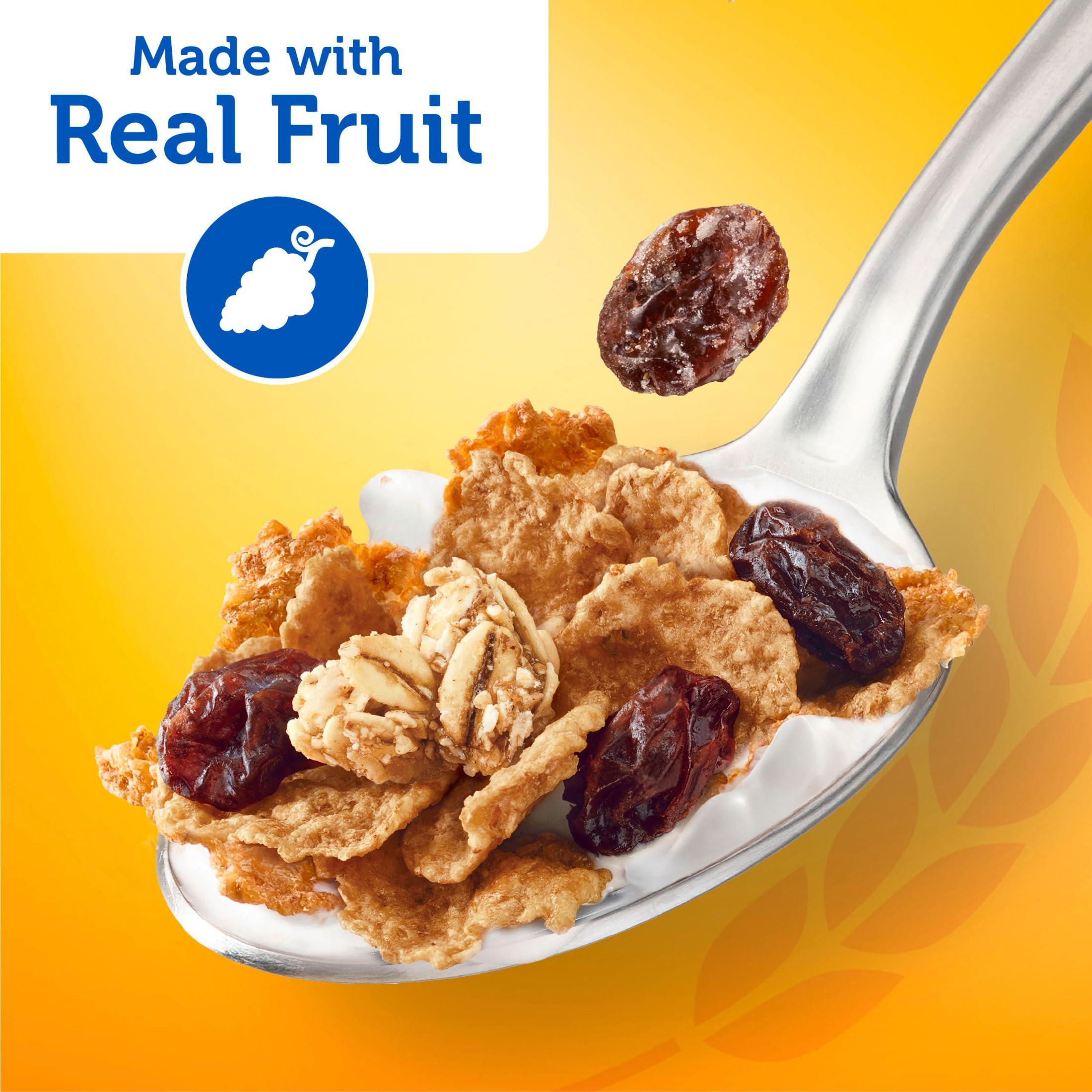Kellogg's Raisin Bran Crunch Breakfast Cereal Cups, Fiber Cereal, Made with Real Fruit, Original, 33.6oz Case (12 Cups) - Image 5