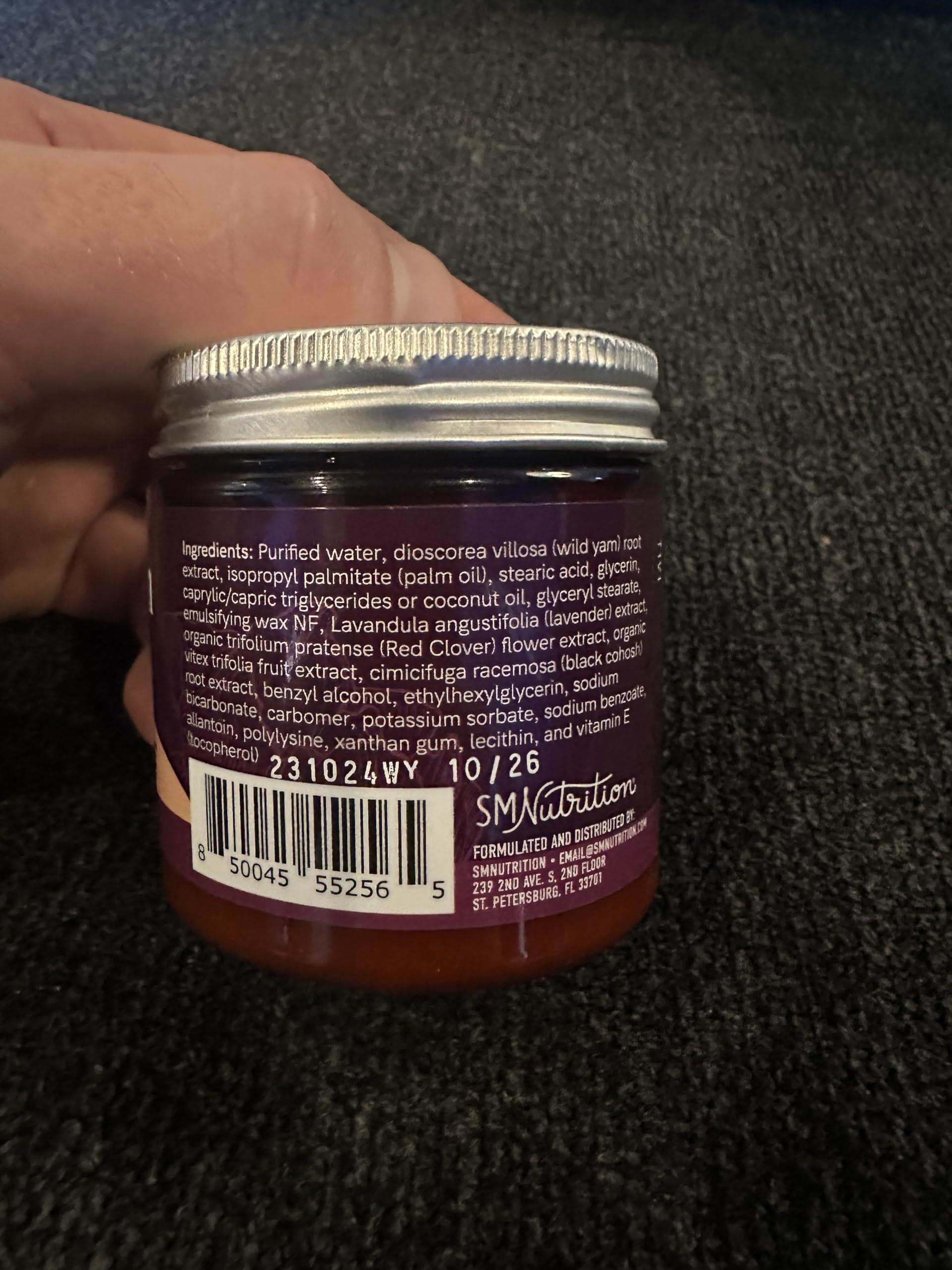 Wild Yam Cream | Hormone Balance | 3450mg Wild Yam for Herbal Menopause & PMS Support | Enriched with Vitex, Black Cohosh, Lavender & More | Estrogen & Progesterone Free Balancing Cream | 4 Oz. - Image 8