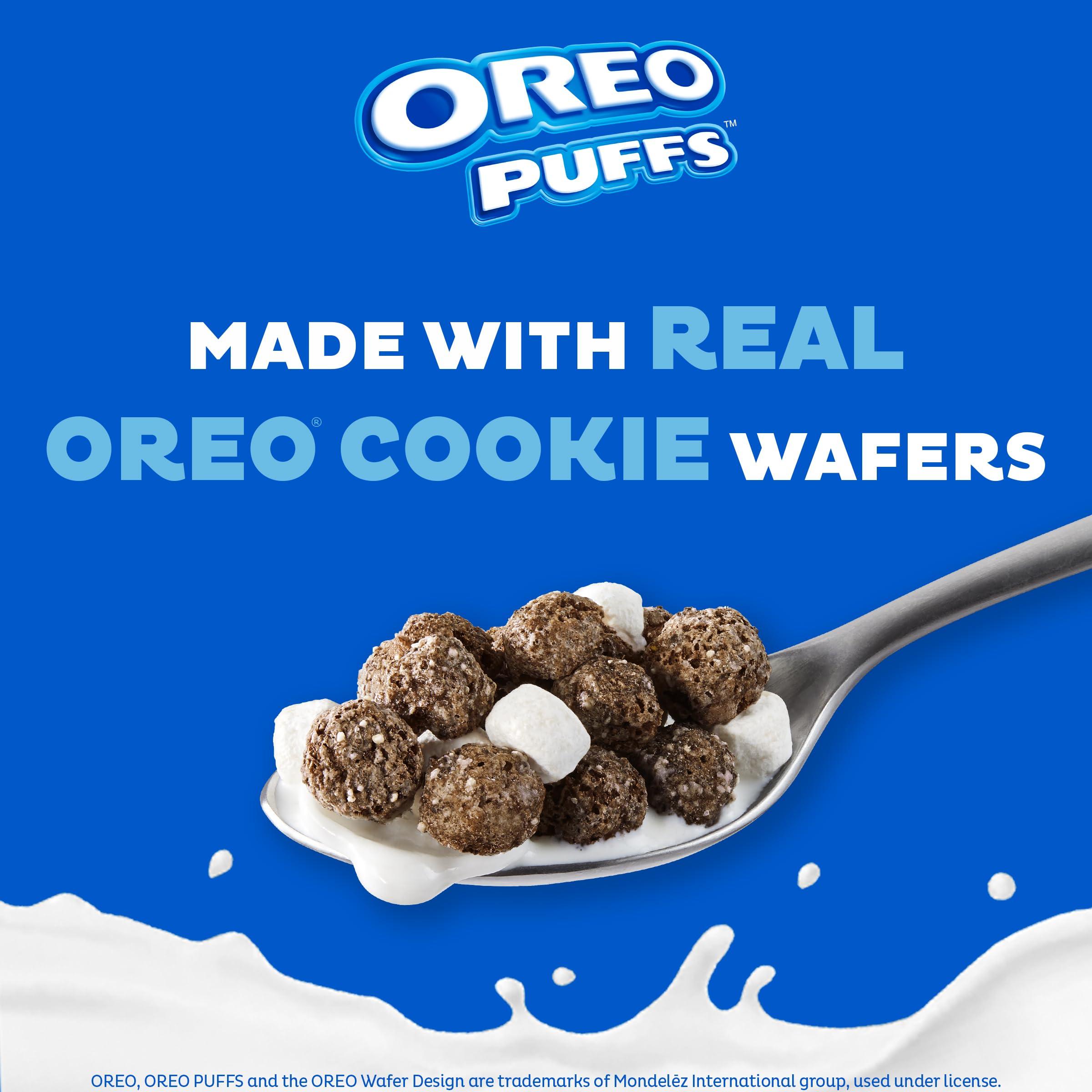 Post Oreo Puff Chocolate Breakfast Cereal, 10 oz Box - Image 7