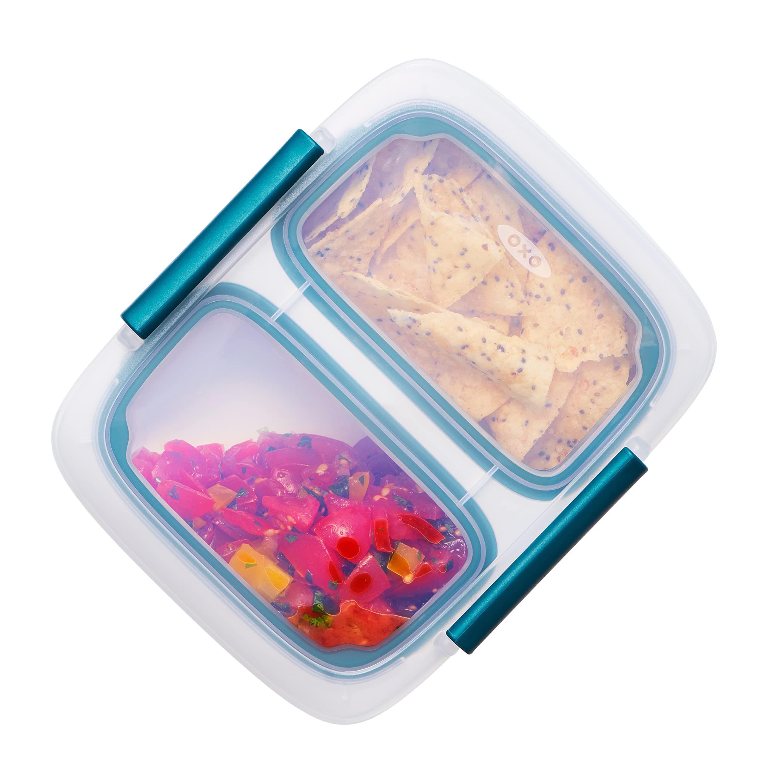 OXO Good Grips Prep & Go 20 Piece Set | Leakproof Food Storage | Ideal for leftovers, meal prep and work lunches | BPA Free | Microwave Safe | Dishwasher Safe | Freezer Safe | Odor and Stain Resistant - Image 8