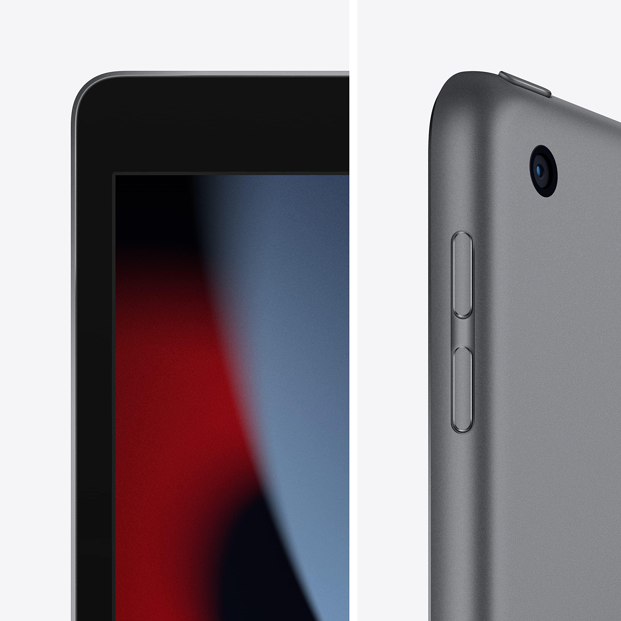 Apple iPad (9th Generation): with A13 Bionic chip, 10.2-inch Retina Display, 256GB, Wi-Fi, 12MP front/8MP Back Camera, Touch ID, All-Day Battery Life – Space Gray - Image 3