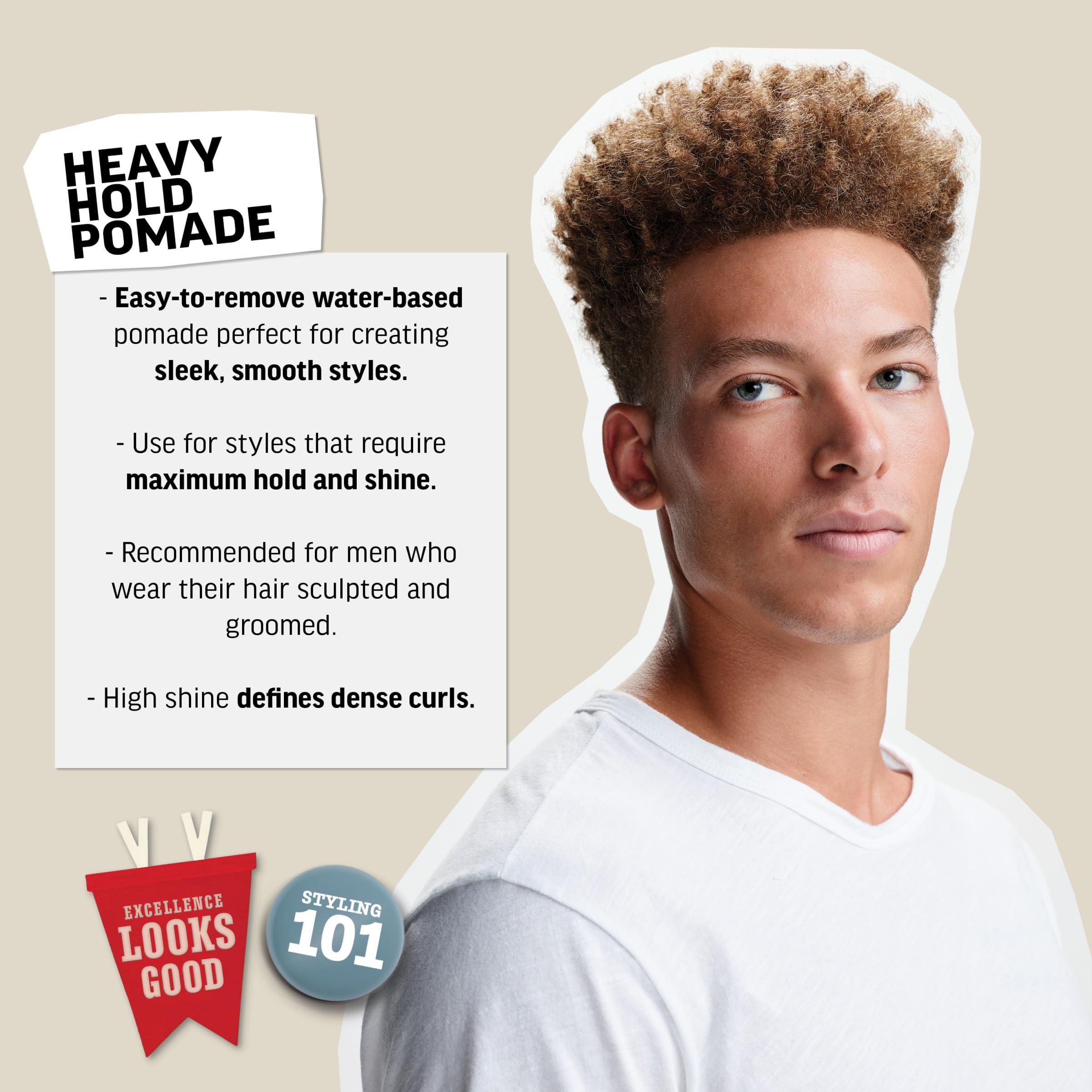 American Crew Men's Hair Pomade, Like Styling Gel with Heavy Hold & High Shine, 3 oz - Image 3