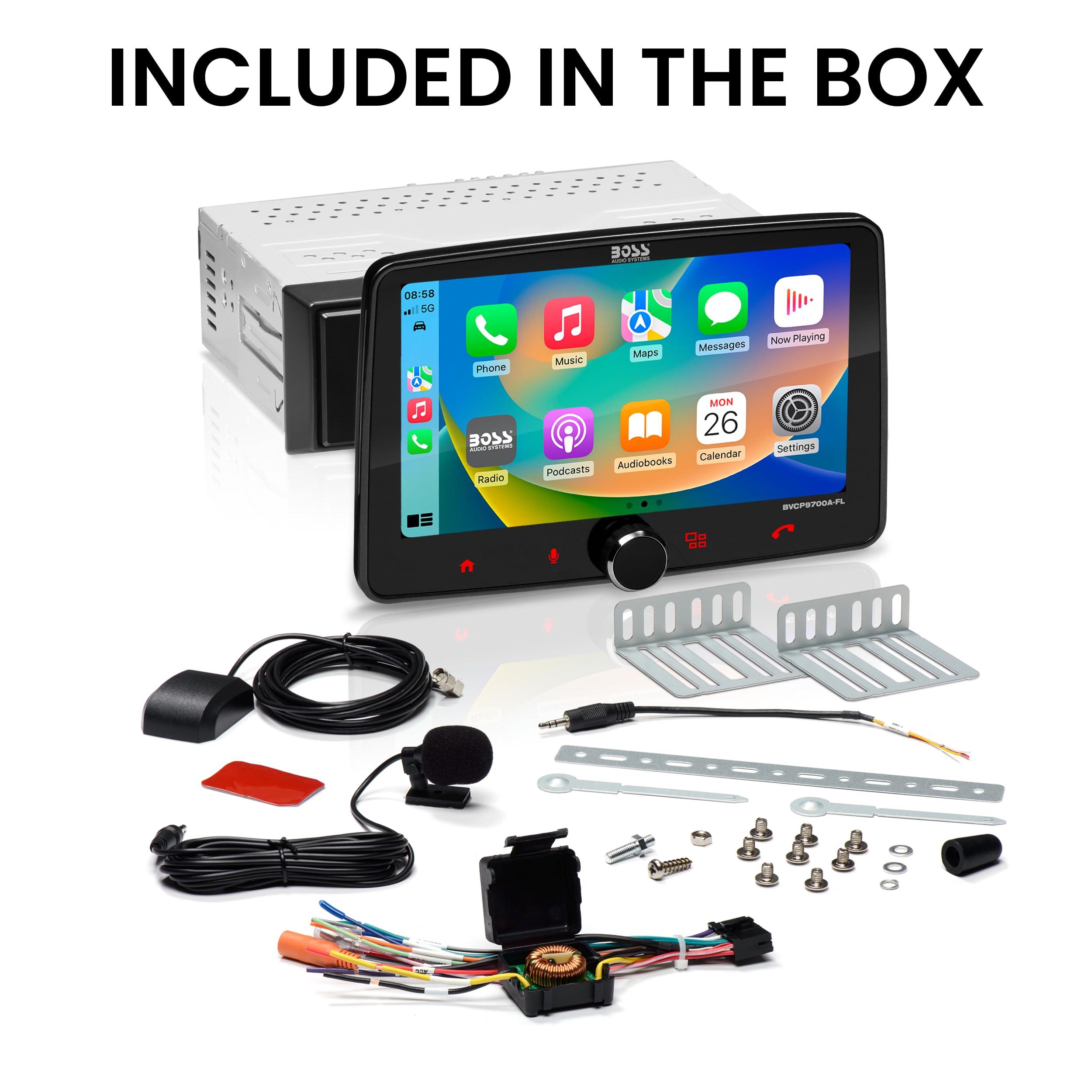 BOSS Audio Systems BVCP9700A-FL Single DIN Car Stereo Wireless Apple CarPlay, Android Auto, 7 Inch Touchscreen, Bluetooth, AM/FM Radio Receiver - Image 6