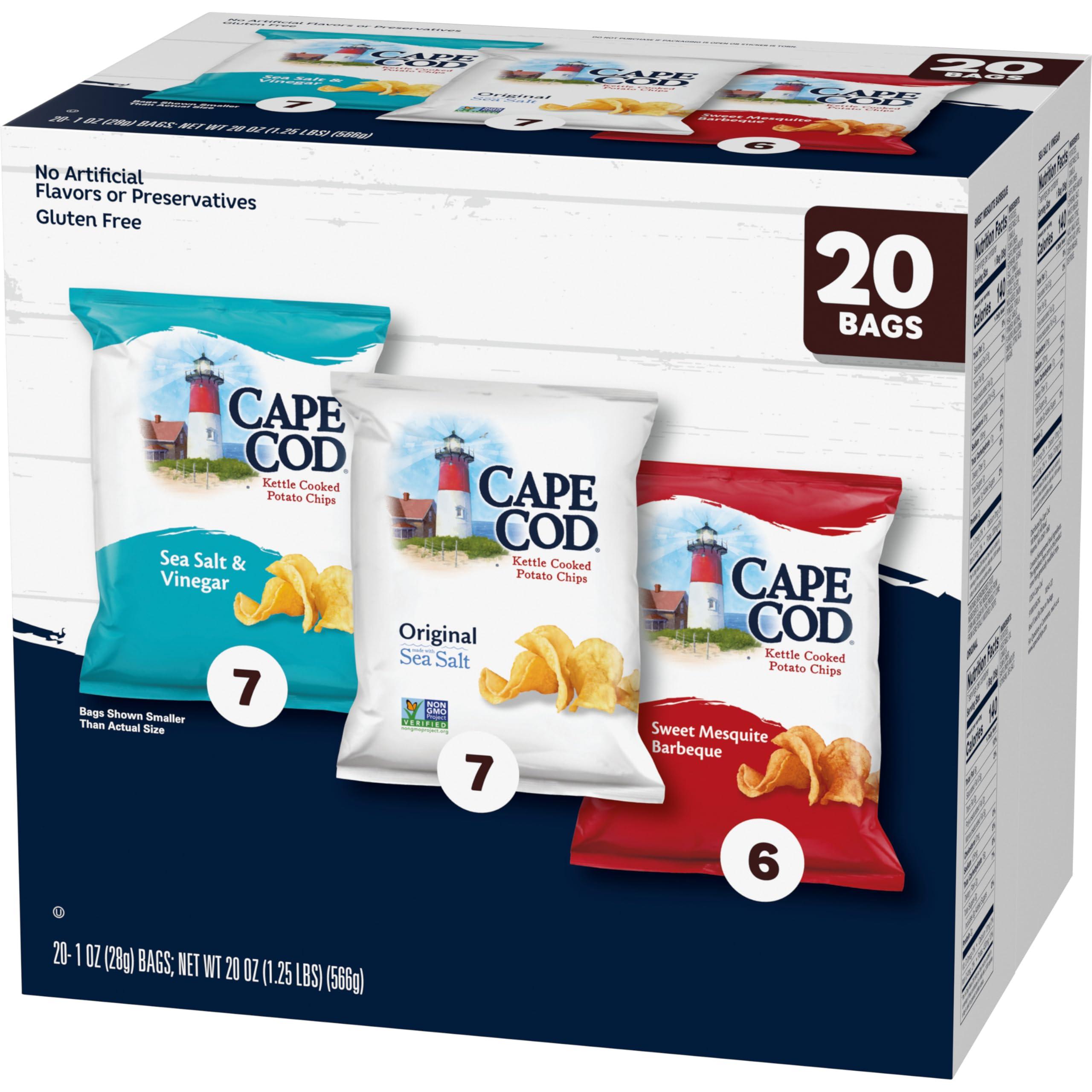 Cape Cod Variety Pack Chips, 20 Count 1 Oz - Image 6