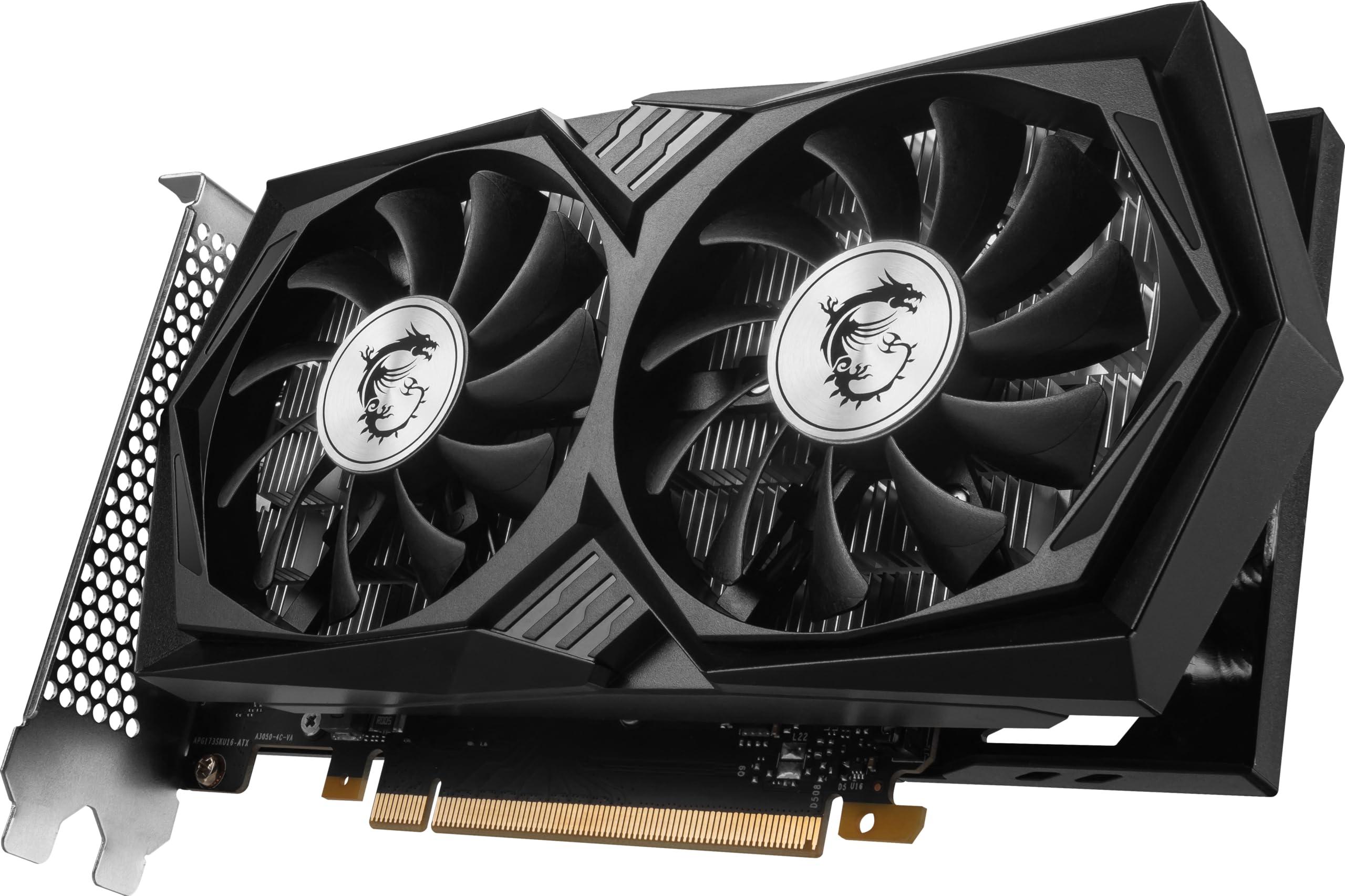 MSI Gaming RTX 3050 Gaming X 6G Graphics Card (NVIDIA RTX 3050, 96-Bit, Boost Clock: 1507 MHz, 6GB GDDR6 14 Gbps, HDMI/DP, Ampere Architecture) - Image 4