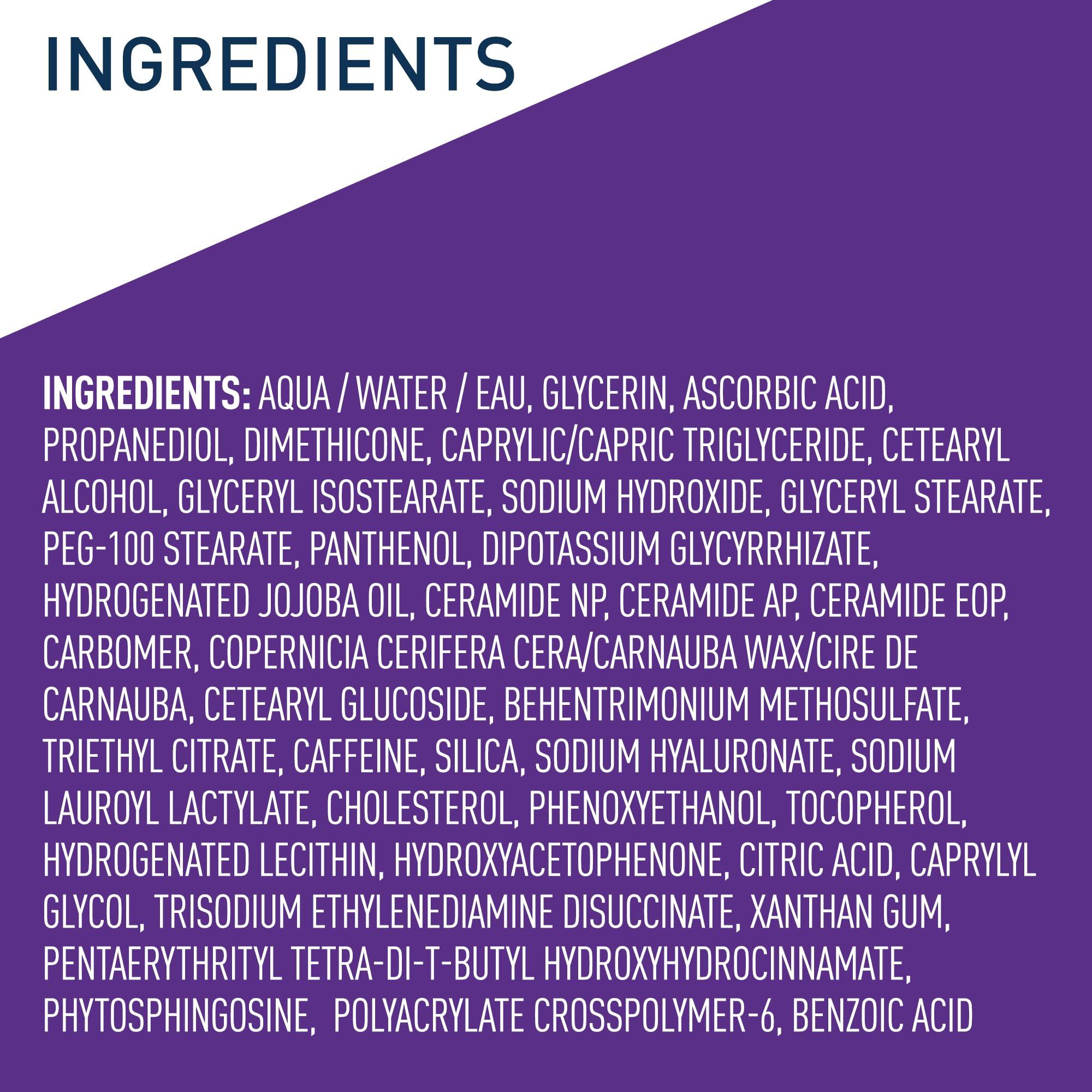 CeraVe Skin Renewing Vitamin C Eye Cream, Vitamin C, Hyaluronic Acid, Ceramides & Caffeine, Under Eye Cream For Dark Circles and Puffiness, Fragrance Free & Ophthalmologist Tested, 0.5 Fl. Oz - Image 8