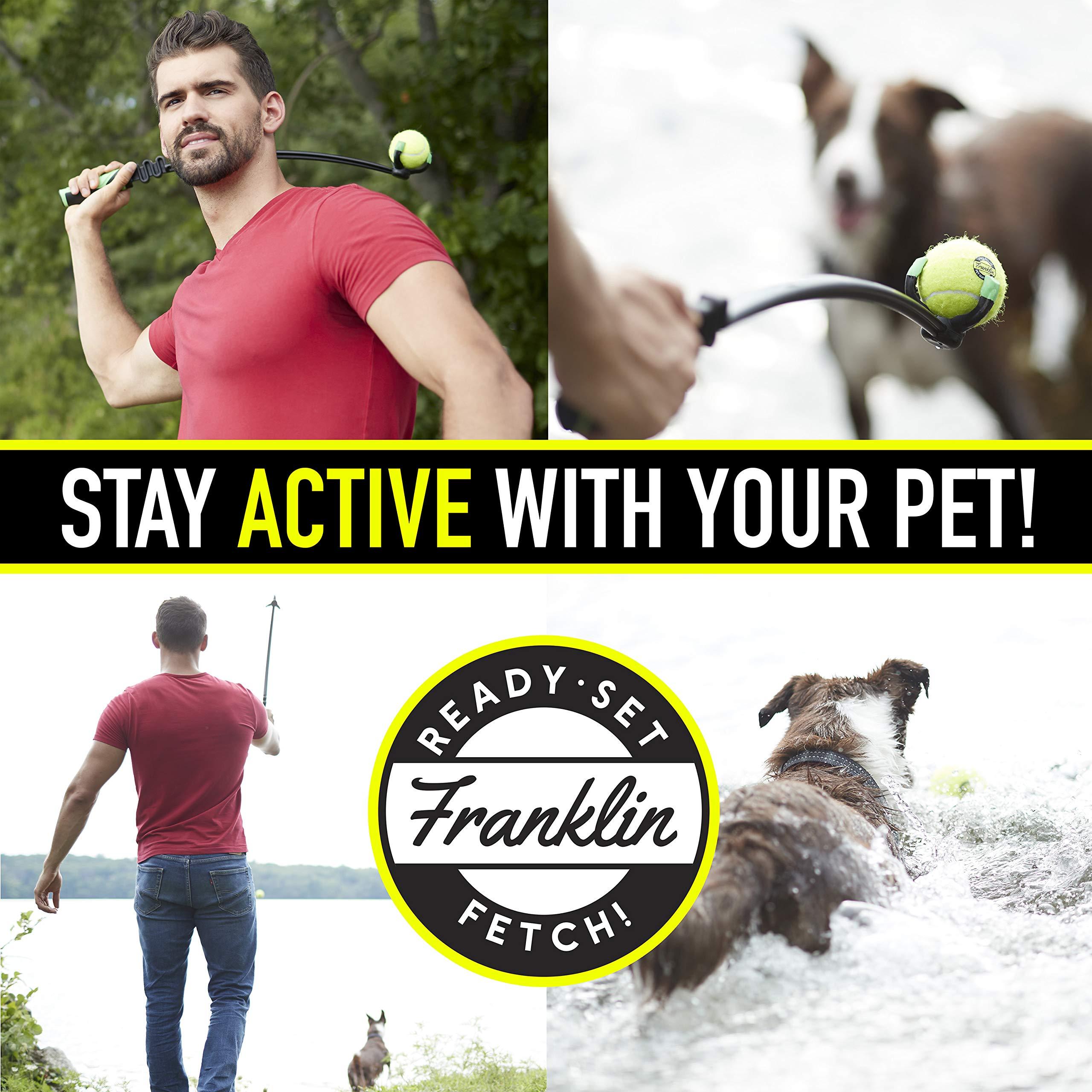 Franklin Pet Supply Co. Tennis Ball Launcher for Dogs - Dog Thrower Fetch - Perfect Toy for Large + Small Breeds - Image 4