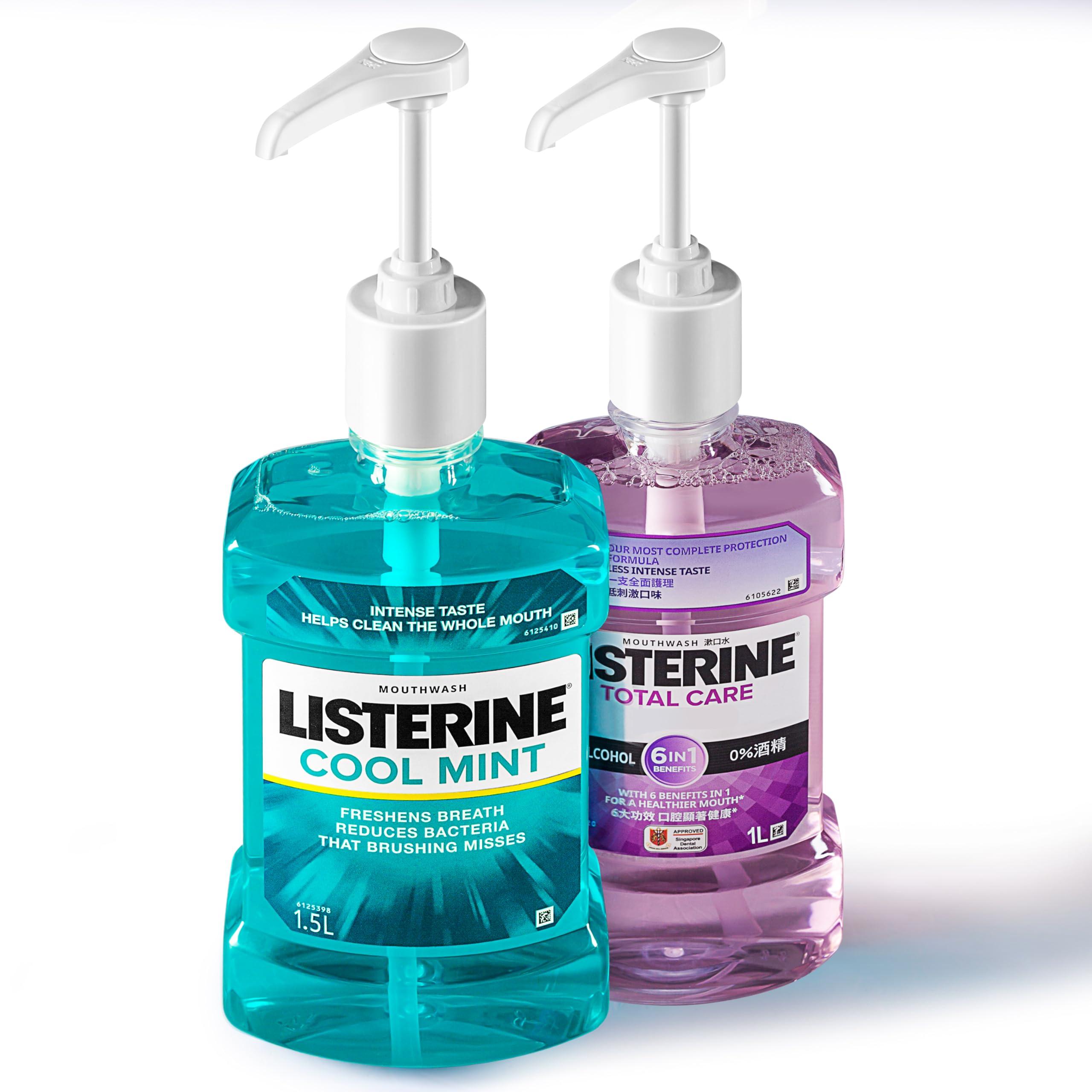 Pump Dispenser, Made to Fit Listerine 1.5 or 1 Liter Bottles [Package Includes 1 Pump] - Image 2
