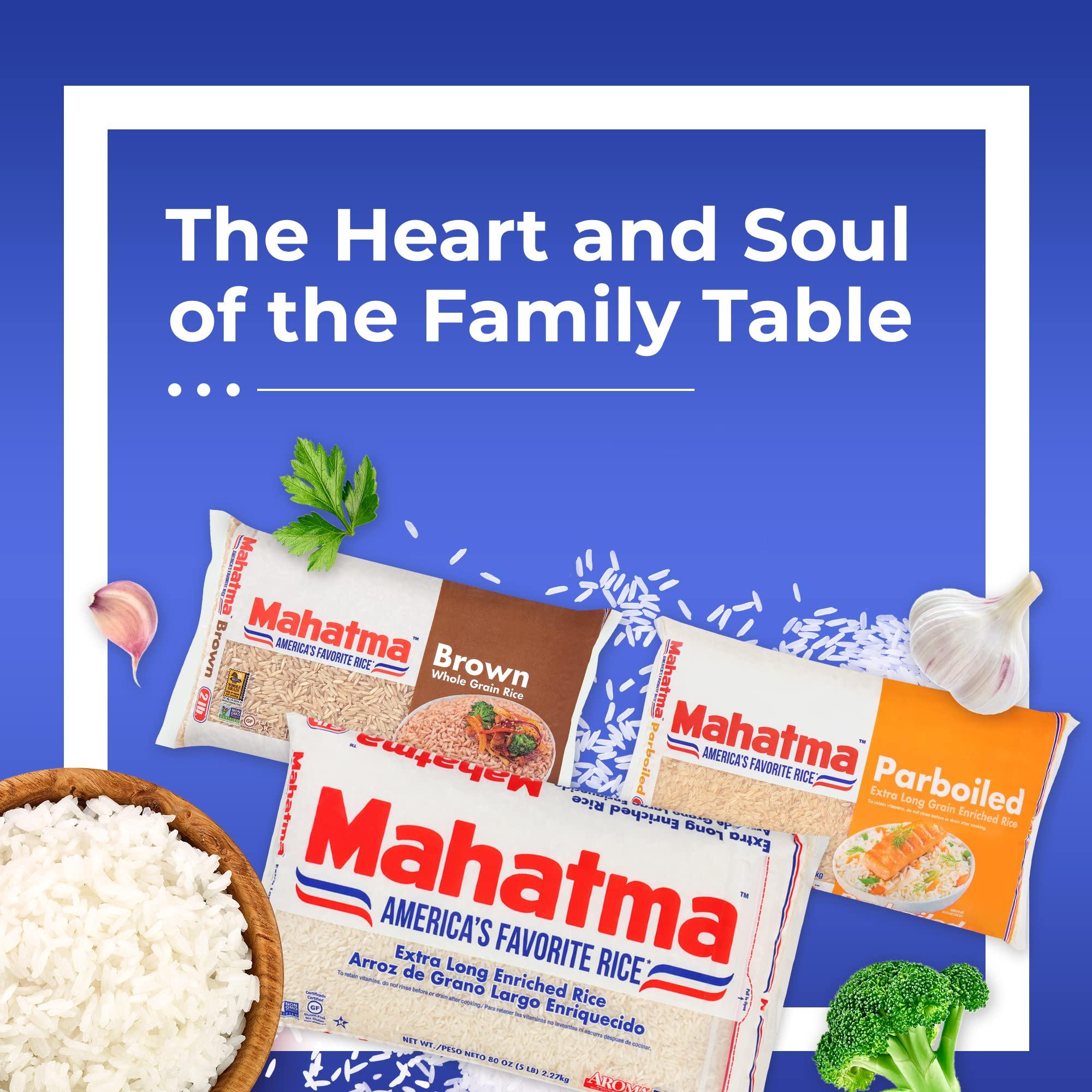 Mahatma Extra-Long-Grain Rice 5-Pound Rice Bag, Gluten-Free and Non-GMO White Bulk bag, 1 Bag of - Image 8