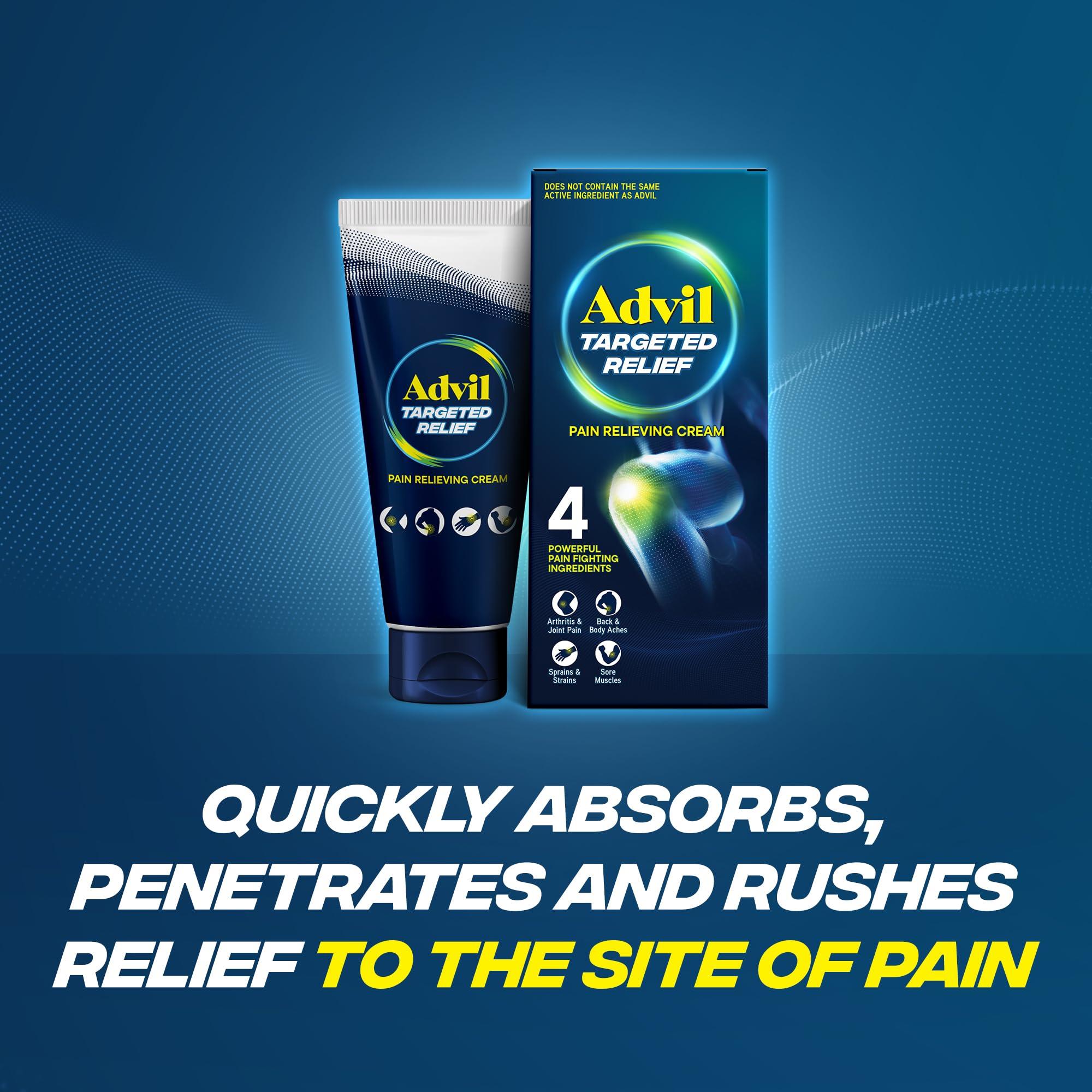 Advil Targeted Relief Pain Relieving Cream, Up to 8 Hours of Powerful Relief of Minor Arthritis Pain, Joint Pain, Lower Back Pain and Muscle Pain - 2.3 oz - Image 12