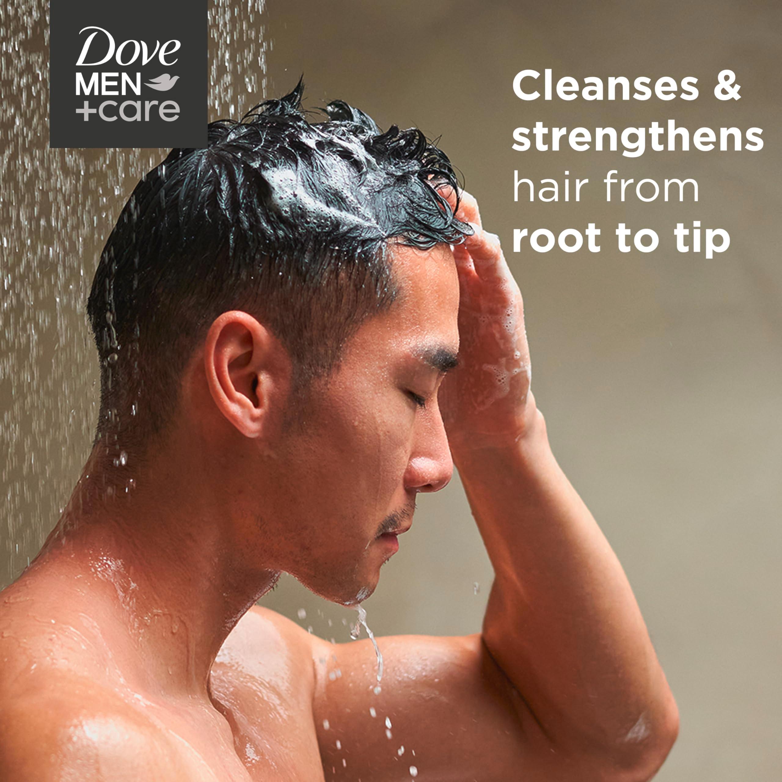 DOVE MEN + CARE 2-in-1 Shampoo + Conditioner Thick + Strong for Fortifying Hair from Root to Tip, with Calcium, 31 oz - Image 7