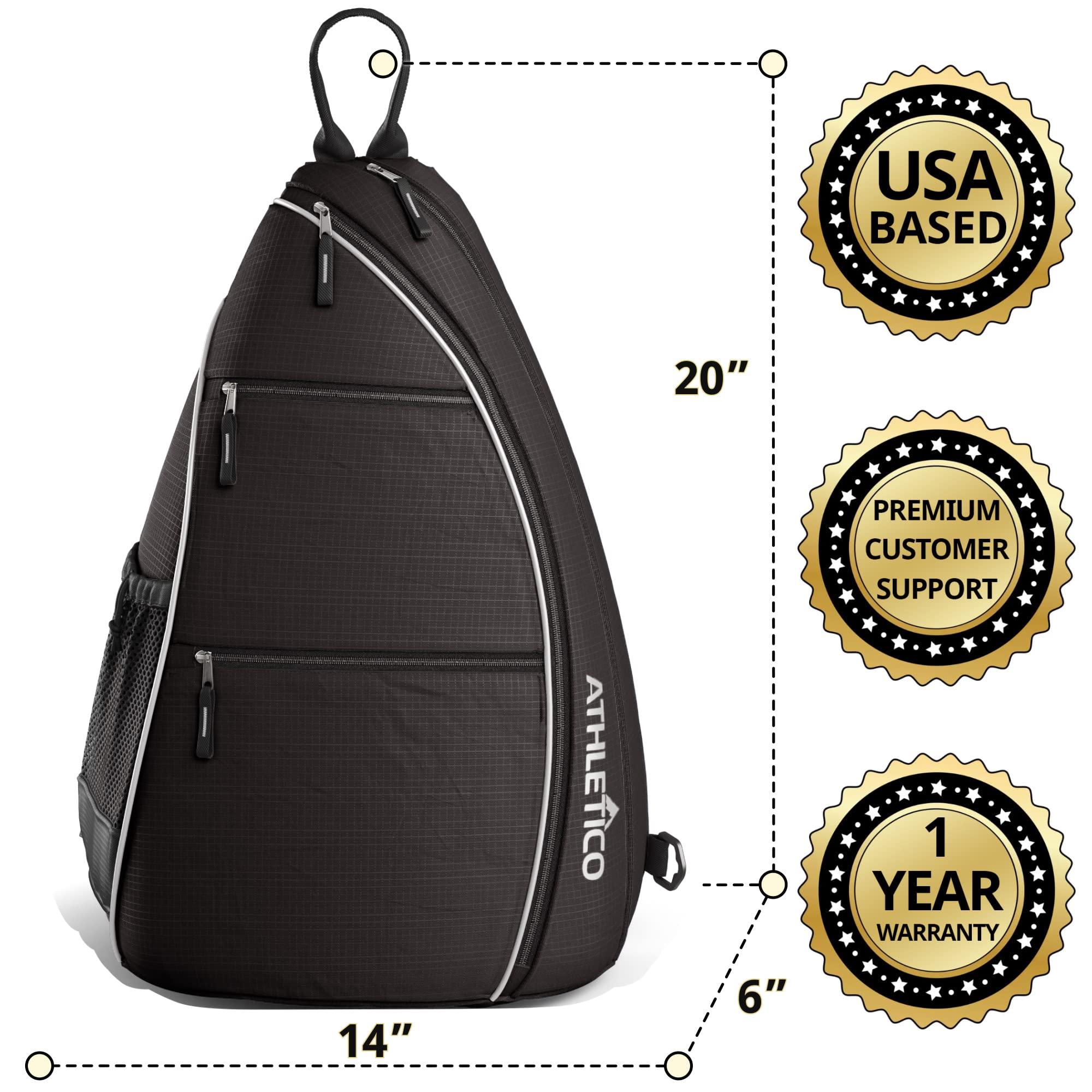 Athletico Sling Bag - Crossbody Backpack for Pickleball, Tennis, Racketball, and Travel for Men and Women - Image 5