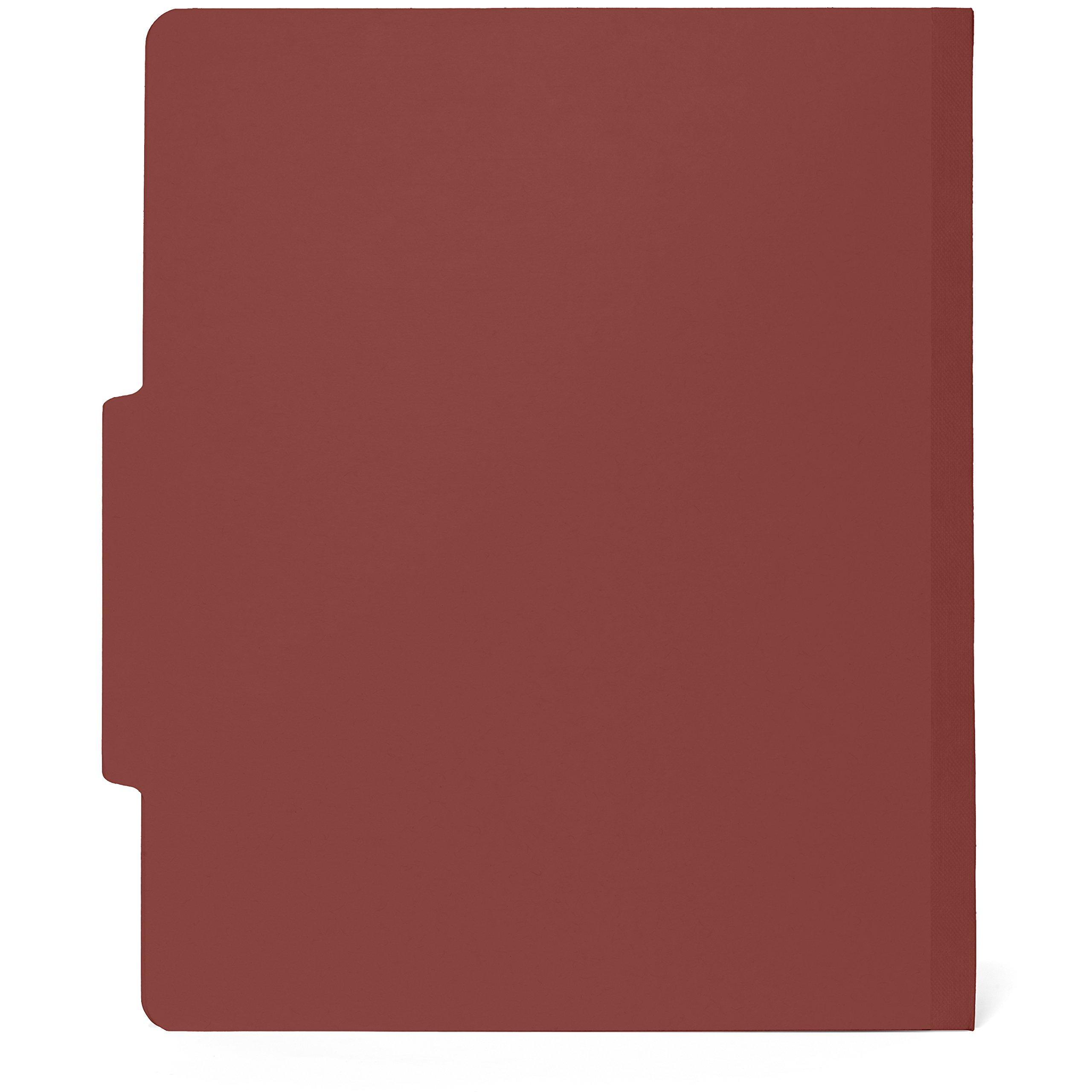 10 Red Classification Folders - 2 Divider - 2 Inch Tyvek Expansions - Durable 2 Prongs Designed to Organize Standard Medical Files, Law Client Files, Office Reports - Letter Size, Red, 10 Pack - Image 4