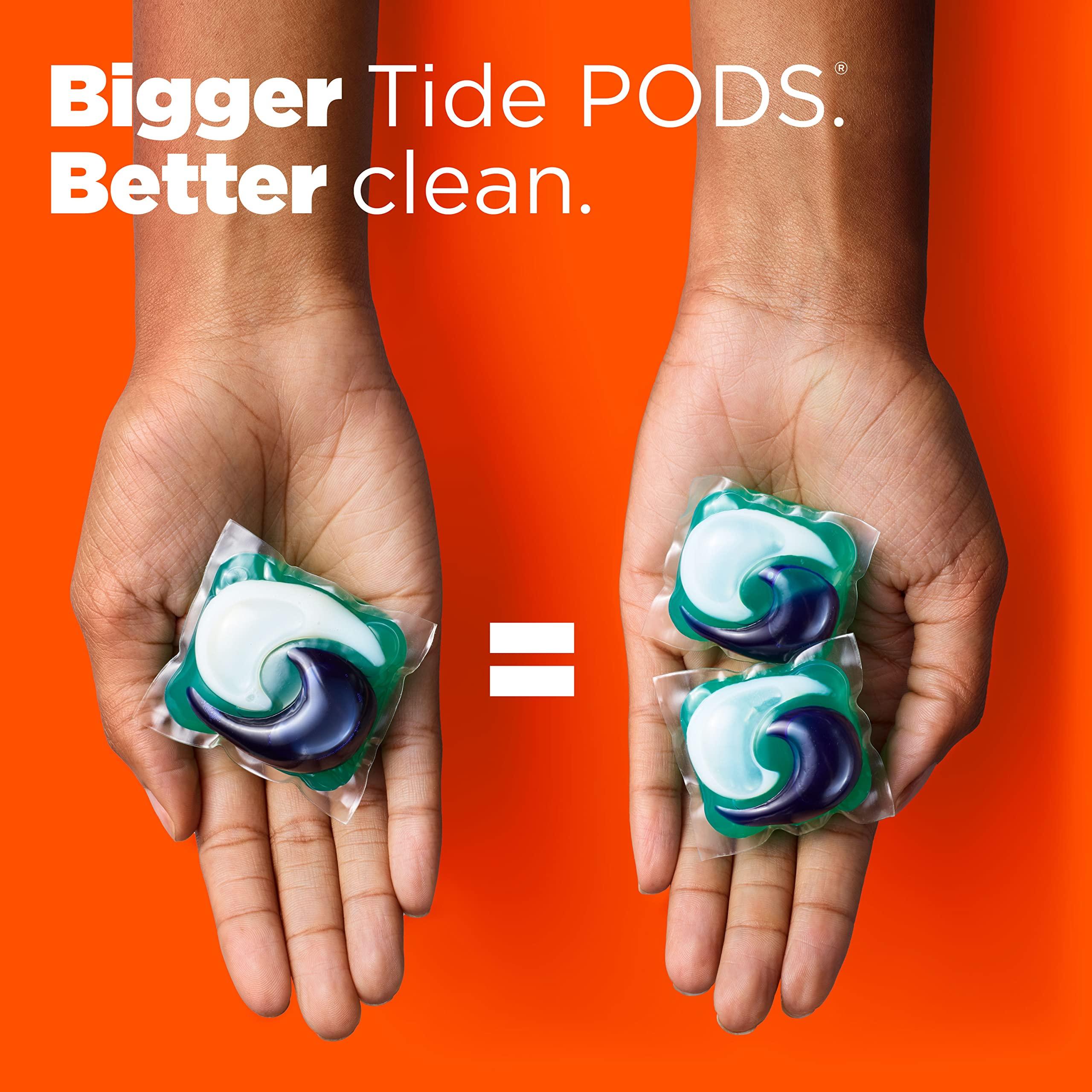 Tide Power Pods Laundry Detergent Pacs with Febreze 32 Count Spring & Renewal Scent Febreze Freshness with Odor Eliminators - Image 3