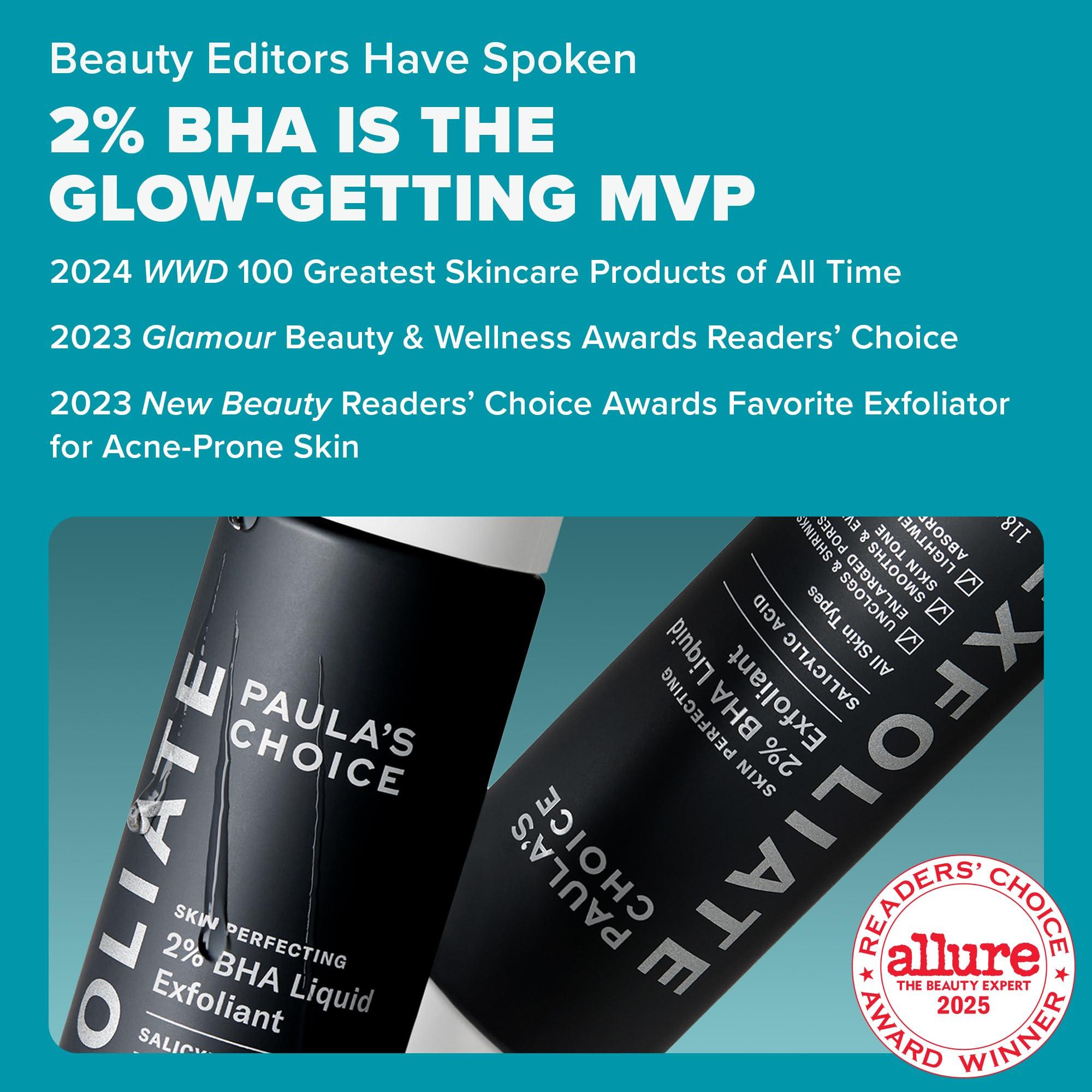 Paula's Choice SKIN PERFECTING 2% BHA Liquid Salicylic Acid Exfoliant-Facial Exfoliant for Enlarged Pores, Wrinkles & Fine Lines, Suitable for Blackhead-Prone Skin, Fragrance-Free - Image 2