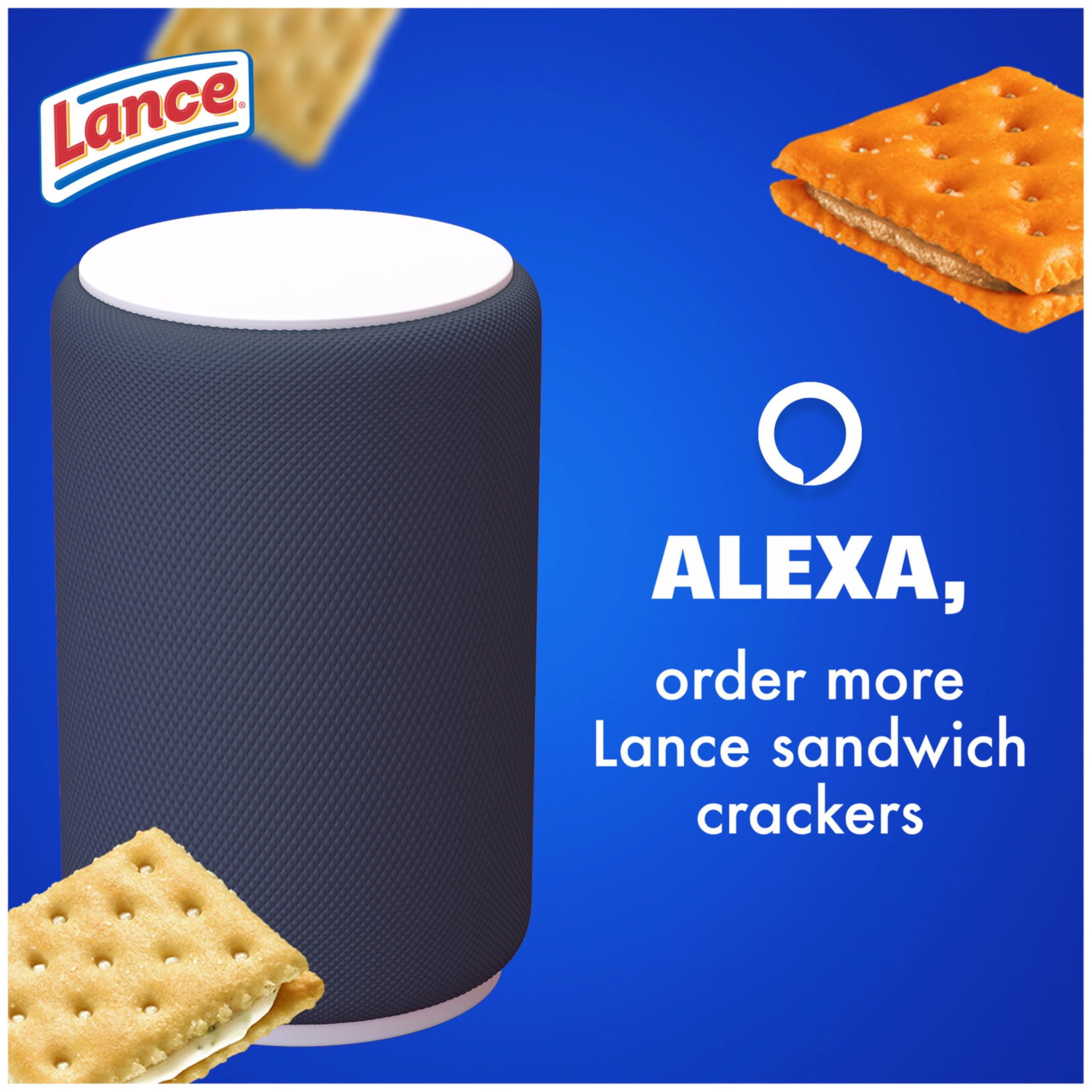 Lance Sandwich Crackers, Variety Pack, 3 Flavors, 20 Individually Wrapped Packs, 6 Sandwiches Each - Image 6