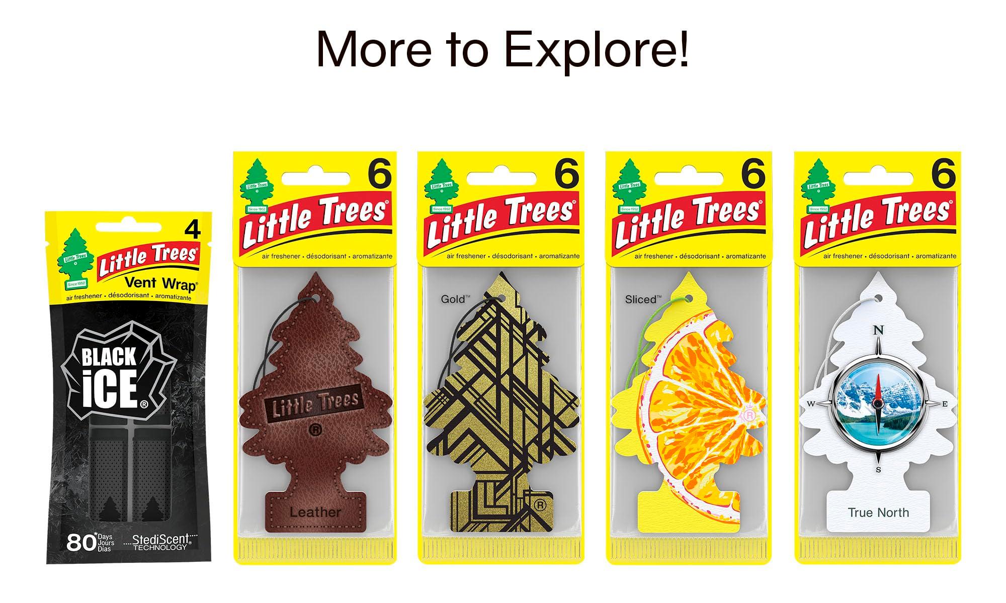 LITTLE TREES Air Fresheners Car Air Freshener. Hanging Tree Provides Long Lasting Scent for Auto or Home. Fresh Shave, 24 Air Fresheners - Image 7