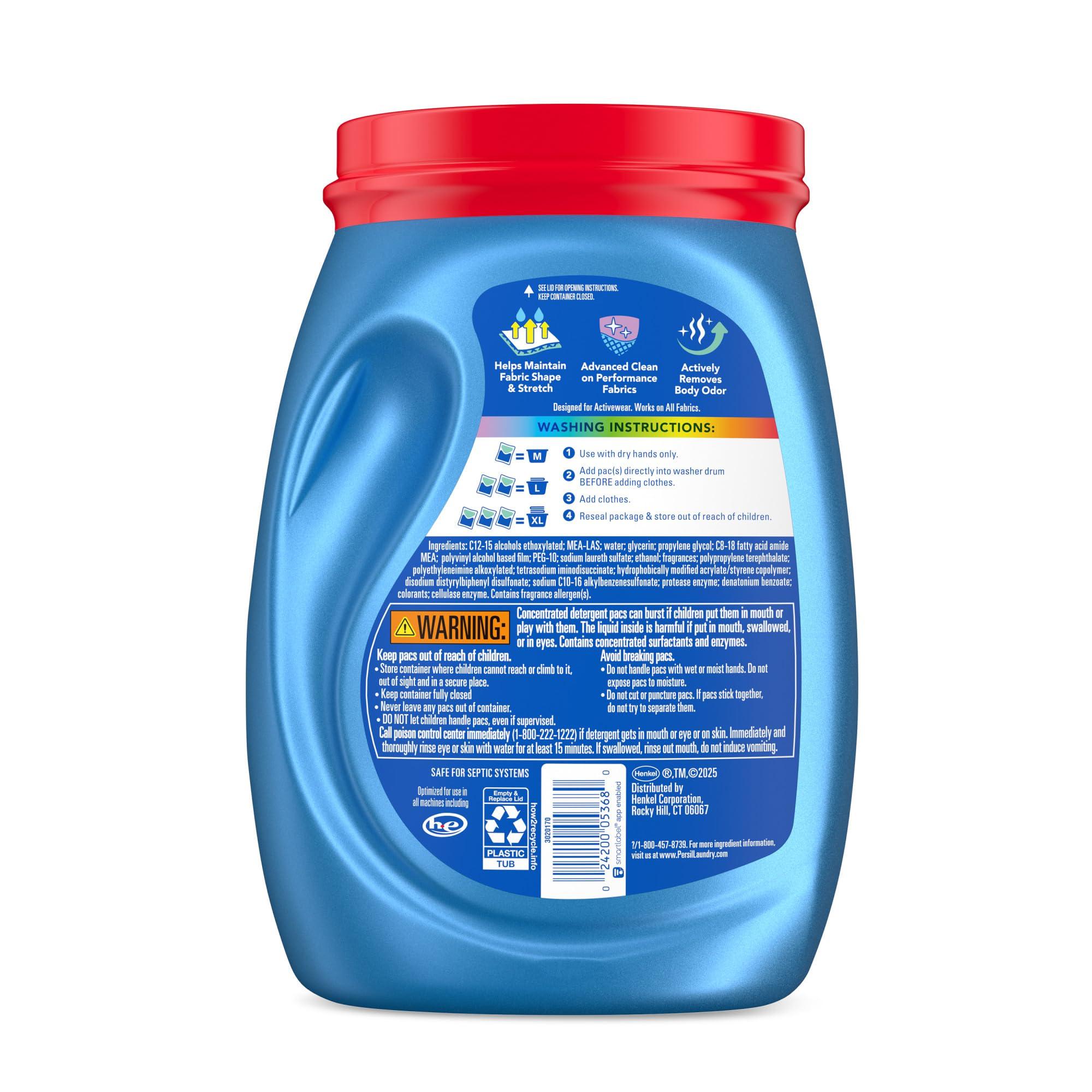Persil Ultra Pacs Activewear Clean Laundry Detergent, 57 count - Image 2