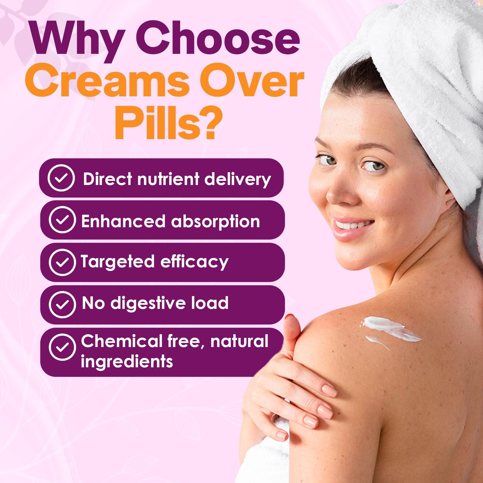 Organic Wild Yam Cream for Women - 2Fl Oz Balancing Balm Enriched with Vitex Red Clover, Black Cohosh, Vitamins, and Minerals - Soothing Support for Midlife Wellness and Skin Nourishment - Image 7