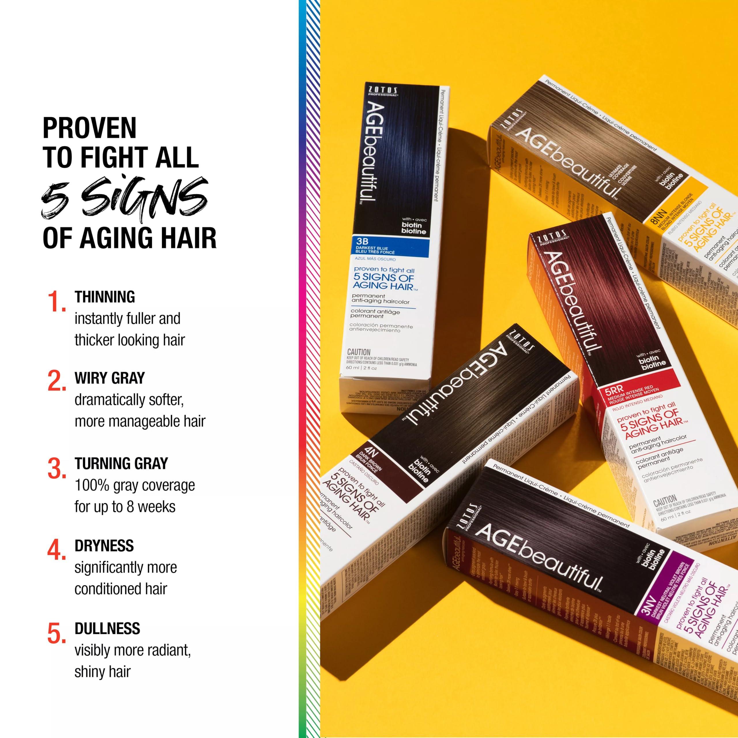 AGE beautiful Gentle Creme Hair Developers | For Permanent Hair Color Dyes, Toners, Lighteners | Professional Salon Coloring | Long Lasting Haircolor for Gray Coverage - Image 6