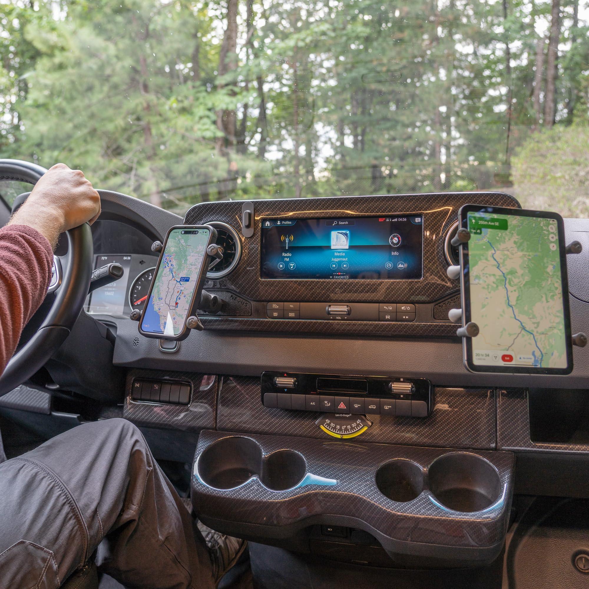 NEXUS Smartphone Cubby Adapter for VS30 Mercedes-Benz Sprinter Van or conversions - Winnebago Revel, Storyteller Overland or Jayco Terrain - Image 6