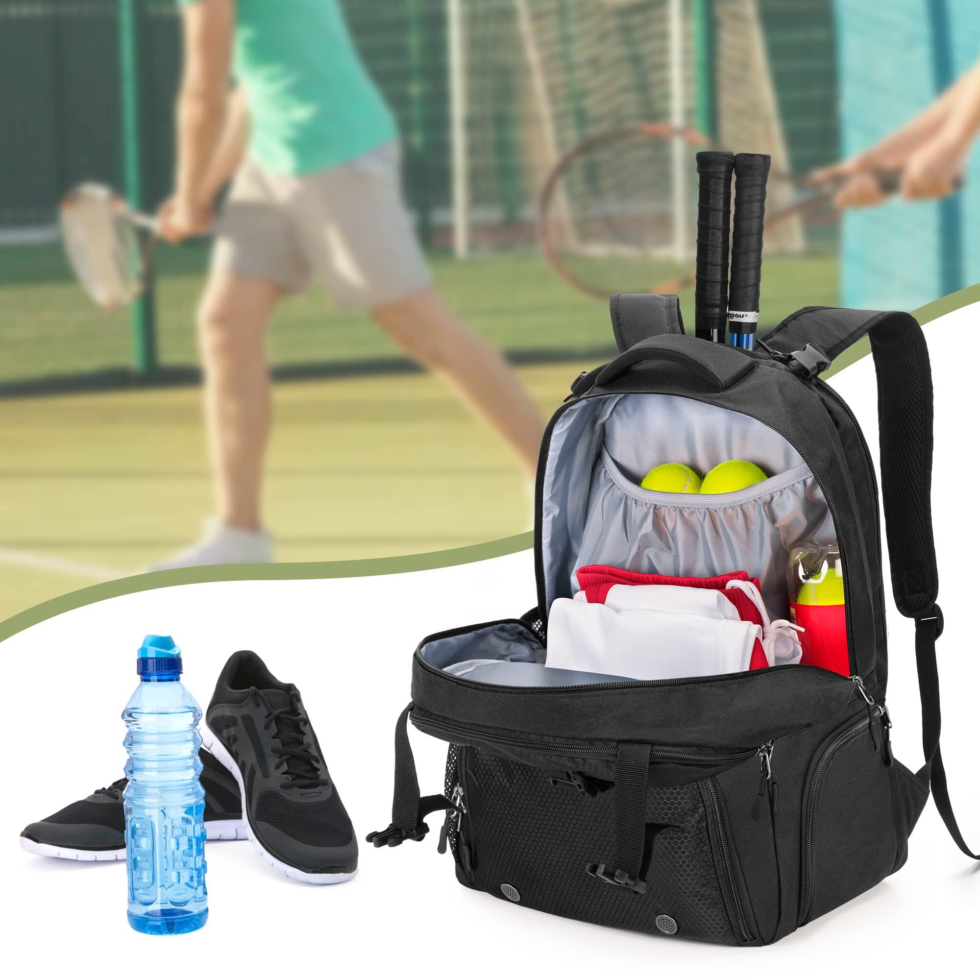 DSLEAF Tennis Backpack for 2 Rackets, Tennis Bag with Separate Ventilated Shoe Space for Tennis/Pickleball/Badminton/Squash Racquet and Accessories - Image 7