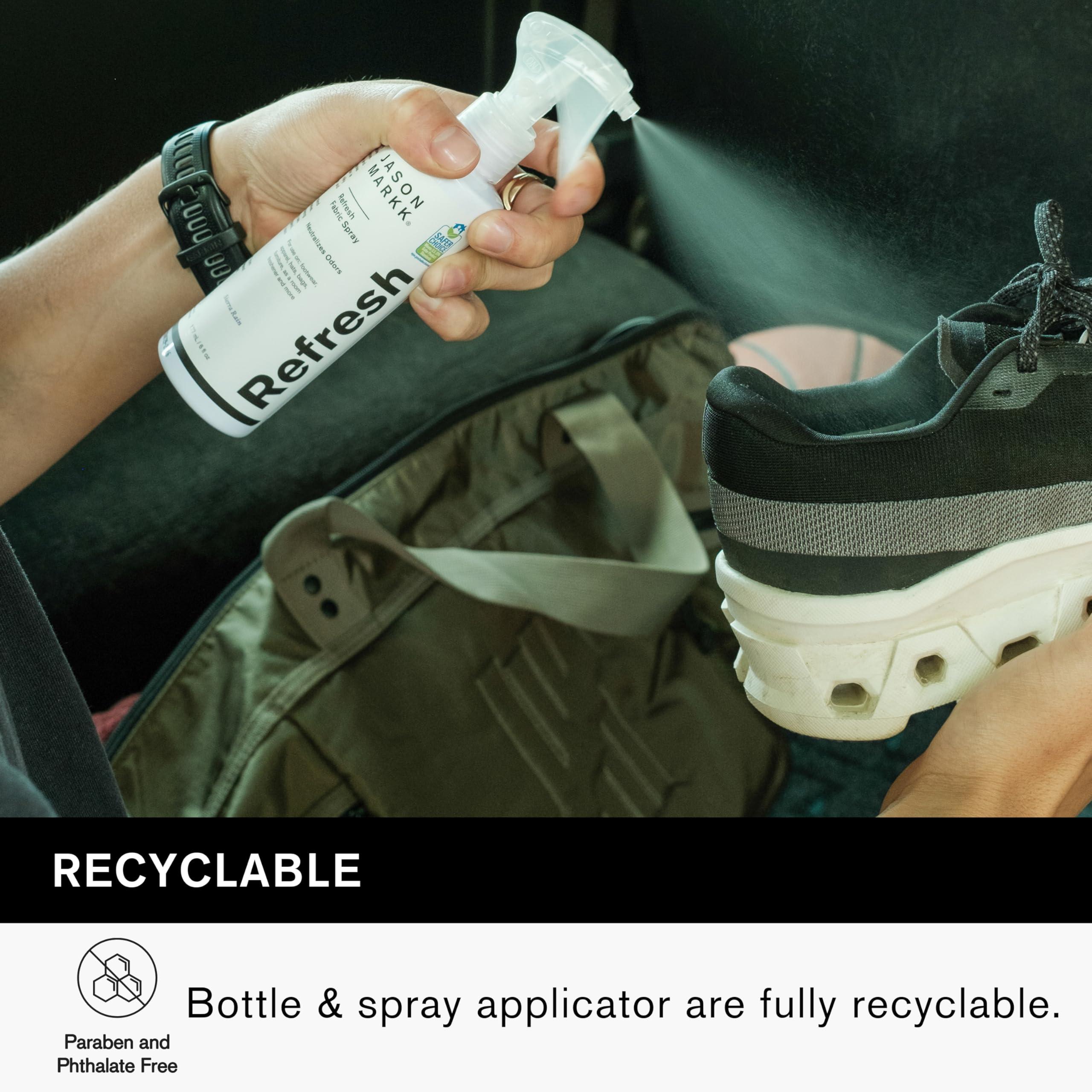 Jason Markk Refresh Spray, Shoe Deodorizer, Odor Eliminator, Sneaker Care, Ideal for Footwear, Hats, Apparel, Bags, Furniture, Room Freshener, Sierra Rain Scent, 6oz - Image 5