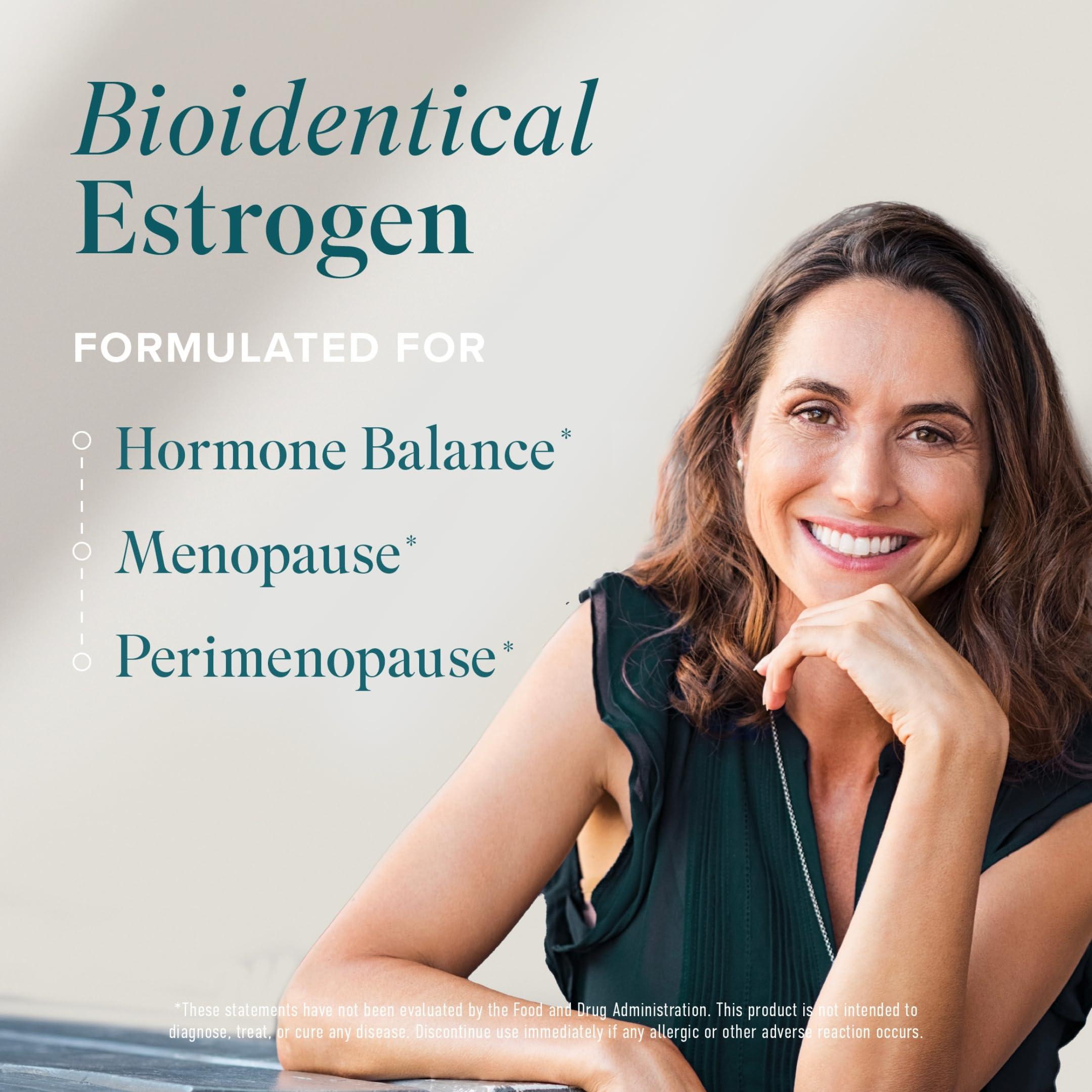 Estrogen Cream with Wild Yam Cream for Hormone Balance | Bioidentical Menopause & Menstrual Support | 200mg USP Micronized Estriol with Vitamin A, Manganese, Black Currant Oil | 80 Servings, 4oz Pump - Image 2