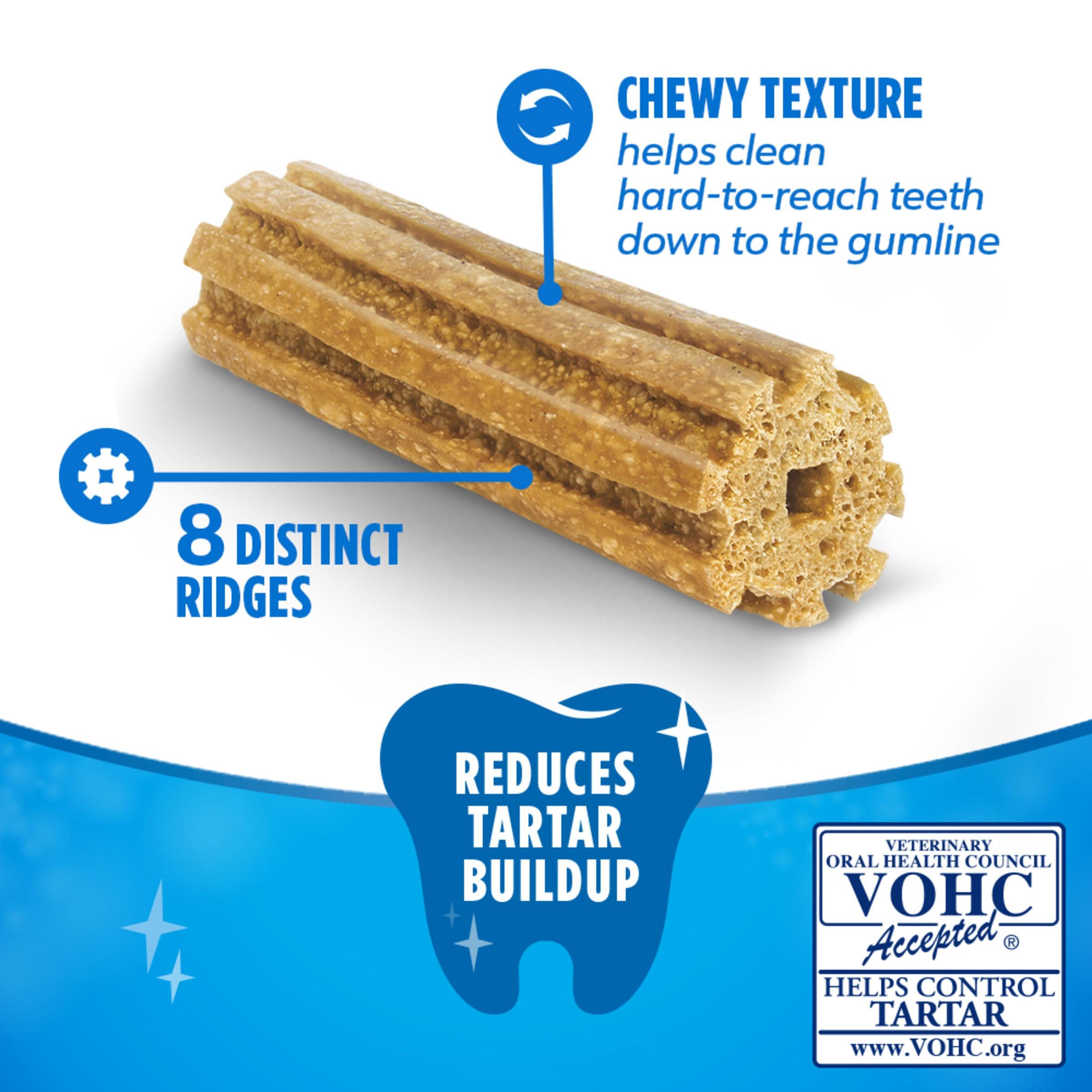 DentaLife Daily Oral Care Dog Treats for Small and Medium Dogs, Chewy Dental Treat to Freshen Breath and Fight Tartar, Chicken Flavor, 28.5 oz., 40 Chews - 40 ct. Pouch - Image 2