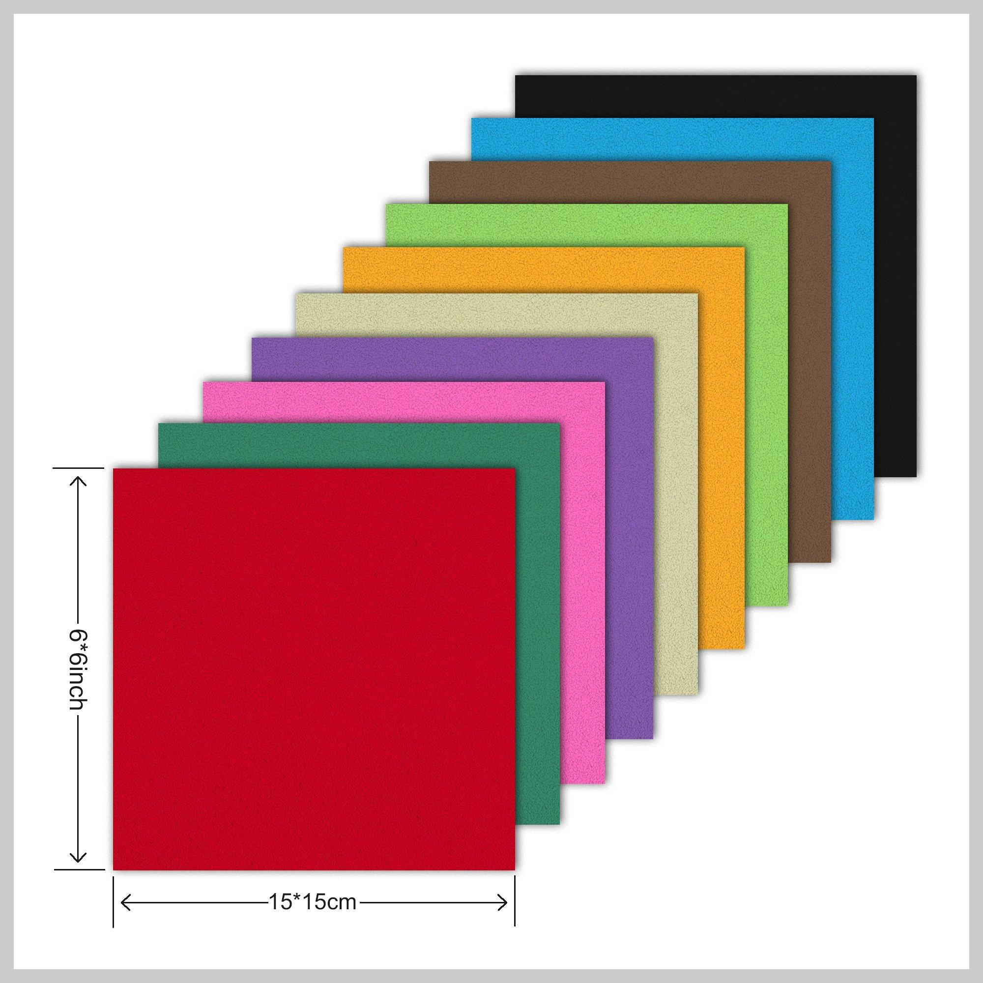 Origami Paper Double Sided Color - 200 Sheets - 20 Colors - 6 Inch Square Easy Fold Paper for Beginner - Image 3