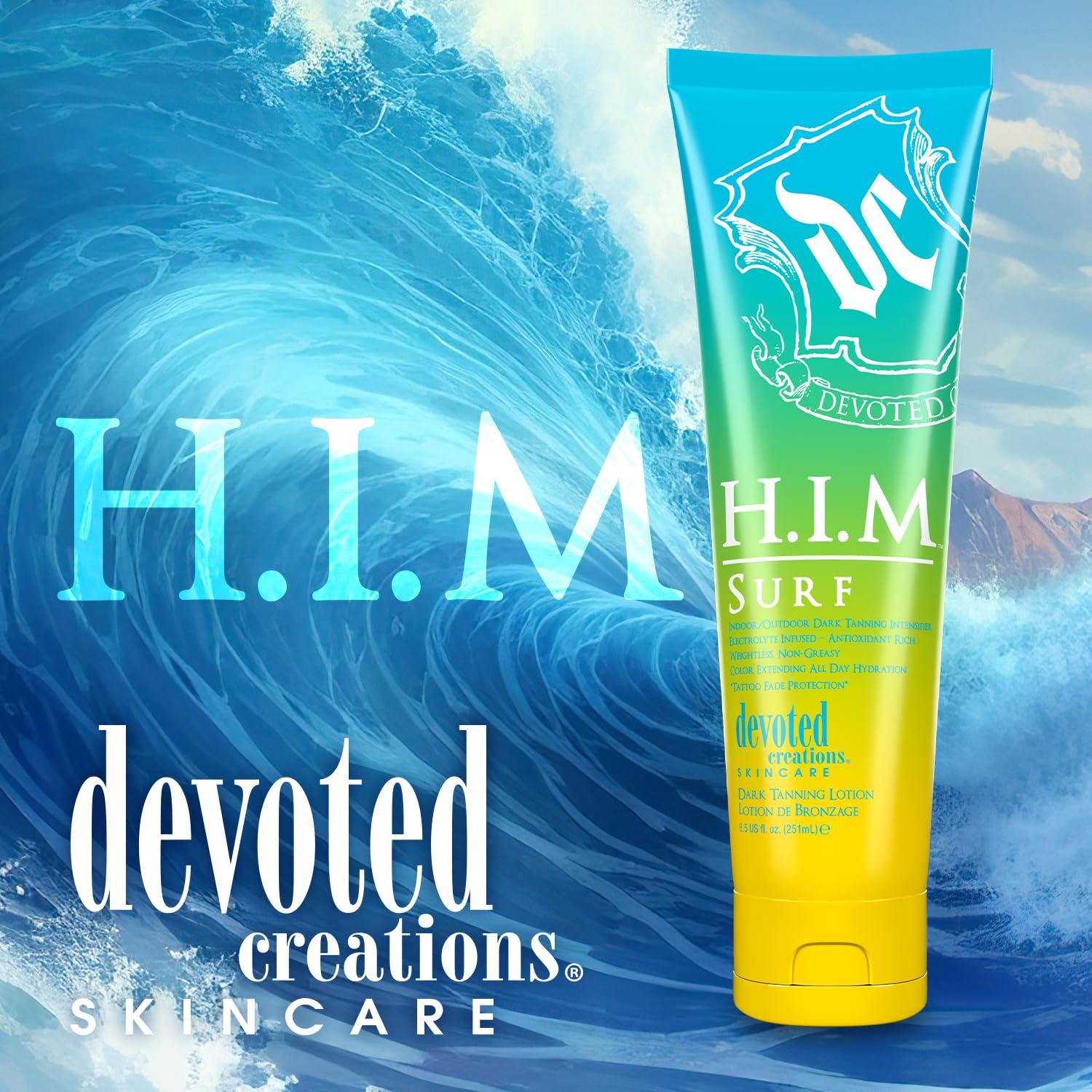 Devoted Creations HIM Surf - Electrolyte Infused Color Extending All Day Hydration Indoor/Outdoor Dark Tanning Intensifier - Image 3