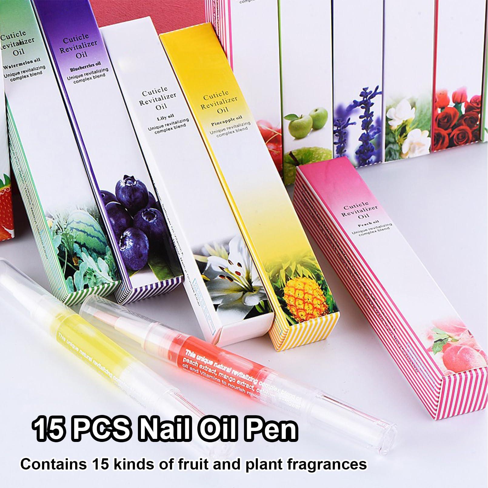 ailixinda 15 PCS Cuticle Oil Pens for Nails,Nail Oil Cuticle Pens,Nail Cuticle Oil Pen Repair Pen Nail Nourishment Polish with Vitamins,Cuticle Nail Revitalizer Oil Pen with Soft Brush - Image 6