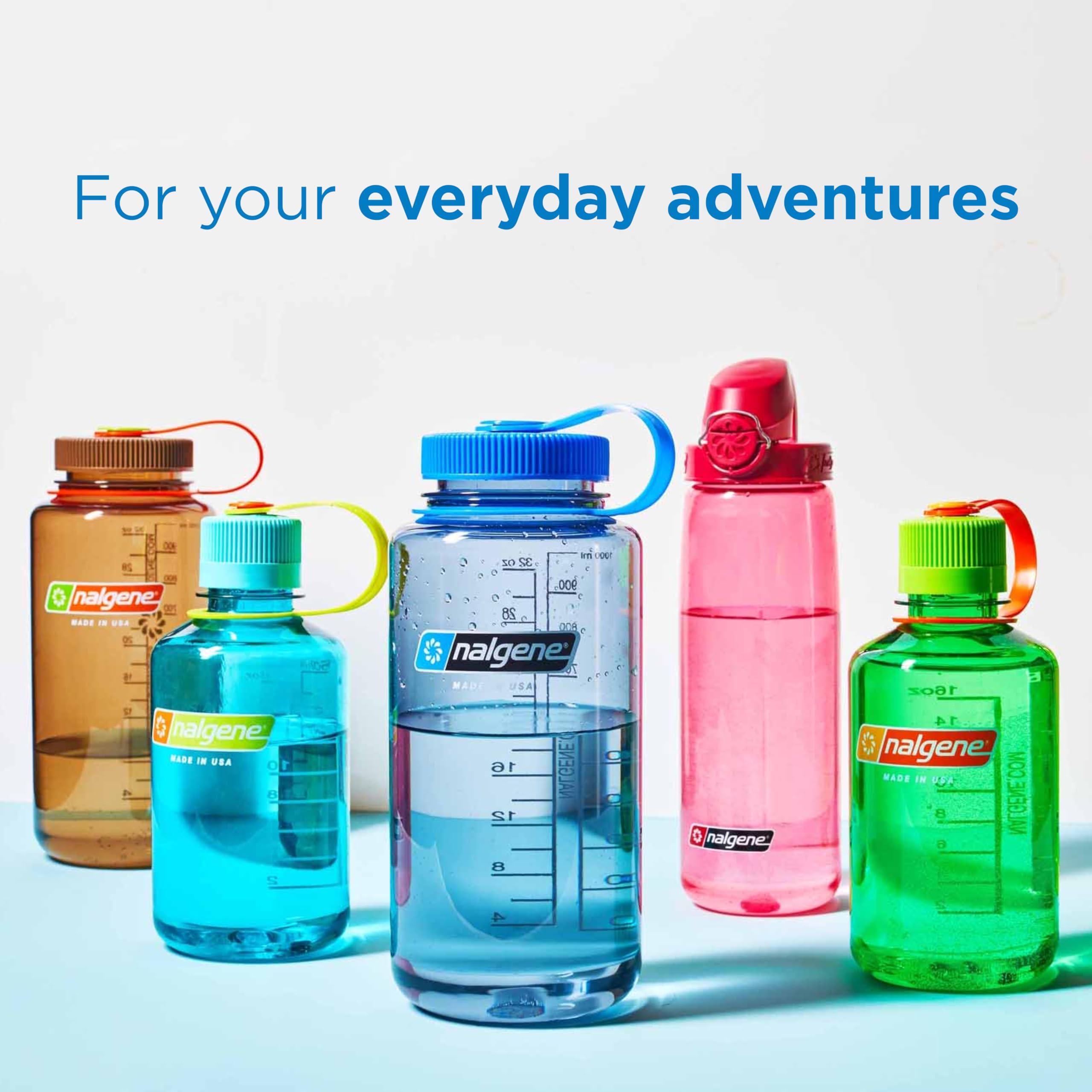 Nalgene Sustain Tritan BPA-Free Water Bottle Made with Material Derived from 50% Plastic Waste (using ISCC certified mass balance), 32 OZ, Narrow Mouth, Eggplant - Image 3