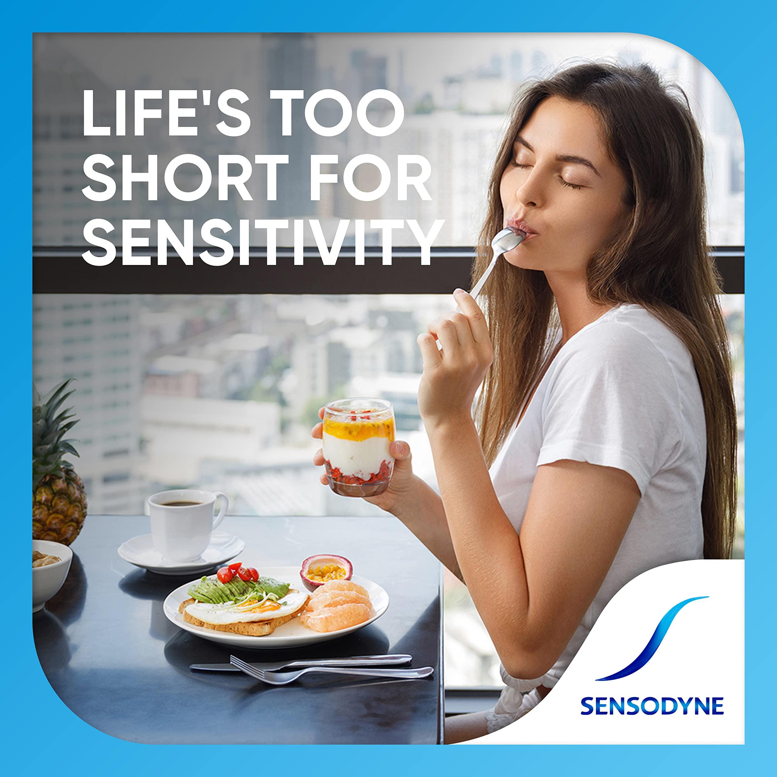 Sensodyne Complete Protection Sensitive Toothpaste For Gingivitis, Sensitive Teeth Treatment, Extra Fresh - 3.4 Ounces (Pack of 2) - Image 4