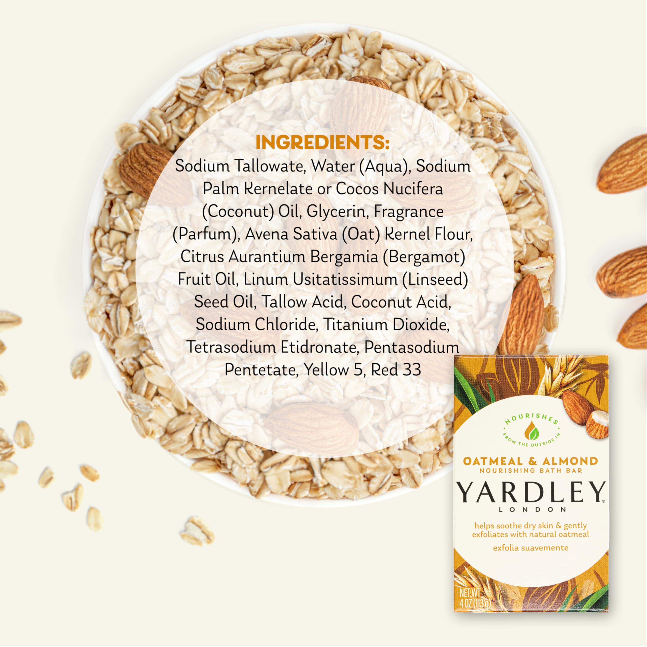 Yardley Oatmeal and Almond Bar Soap, Oatmeal & Almond, 4 Ounce - Image 5