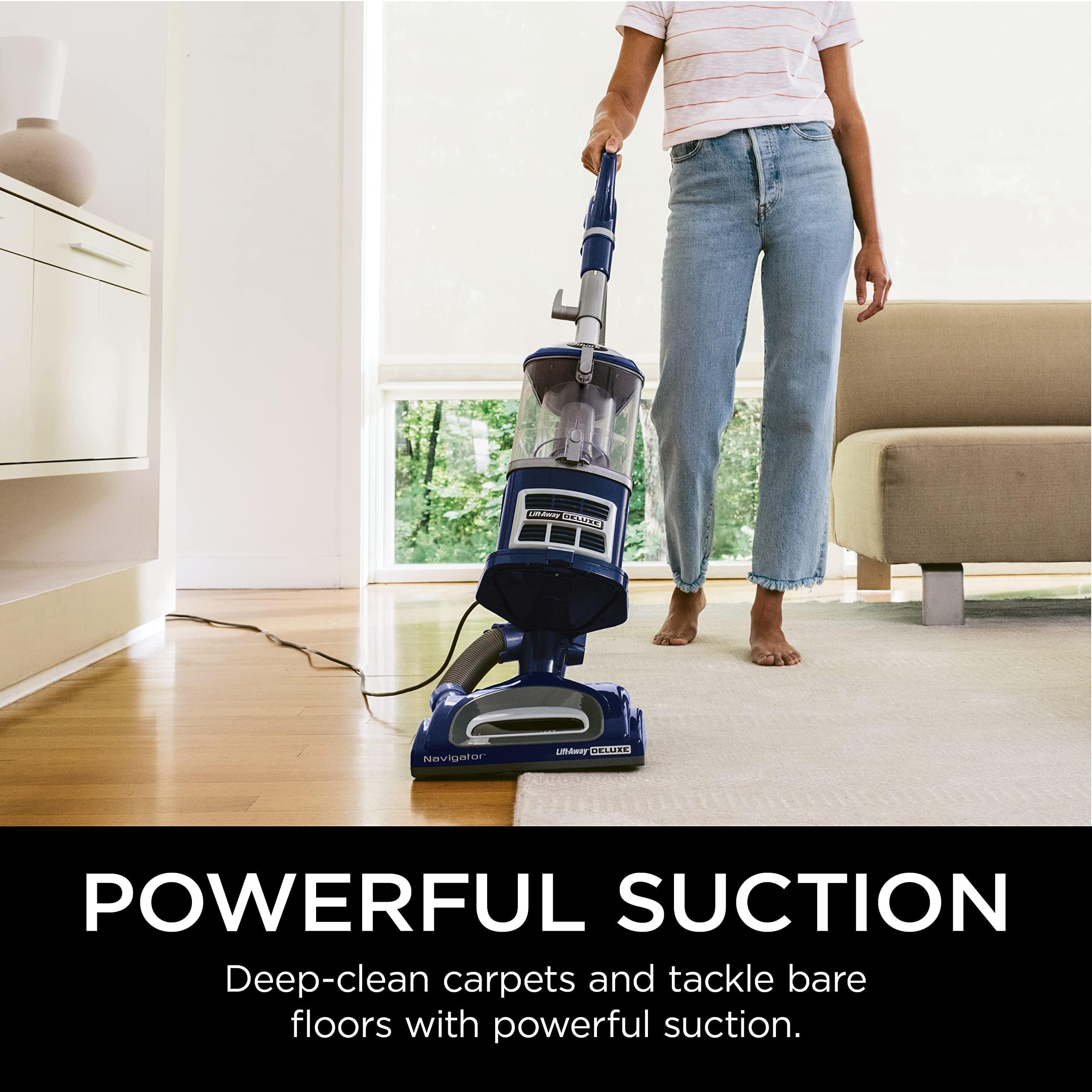 Shark Upright Vacuum, Navigator Lift-Away Deluxe with Large Dust Cup Capacity, HEPA Filter, Swivel Steering, Upholstery Tool & Crevice Tool, Blue, NV360 - Image 7