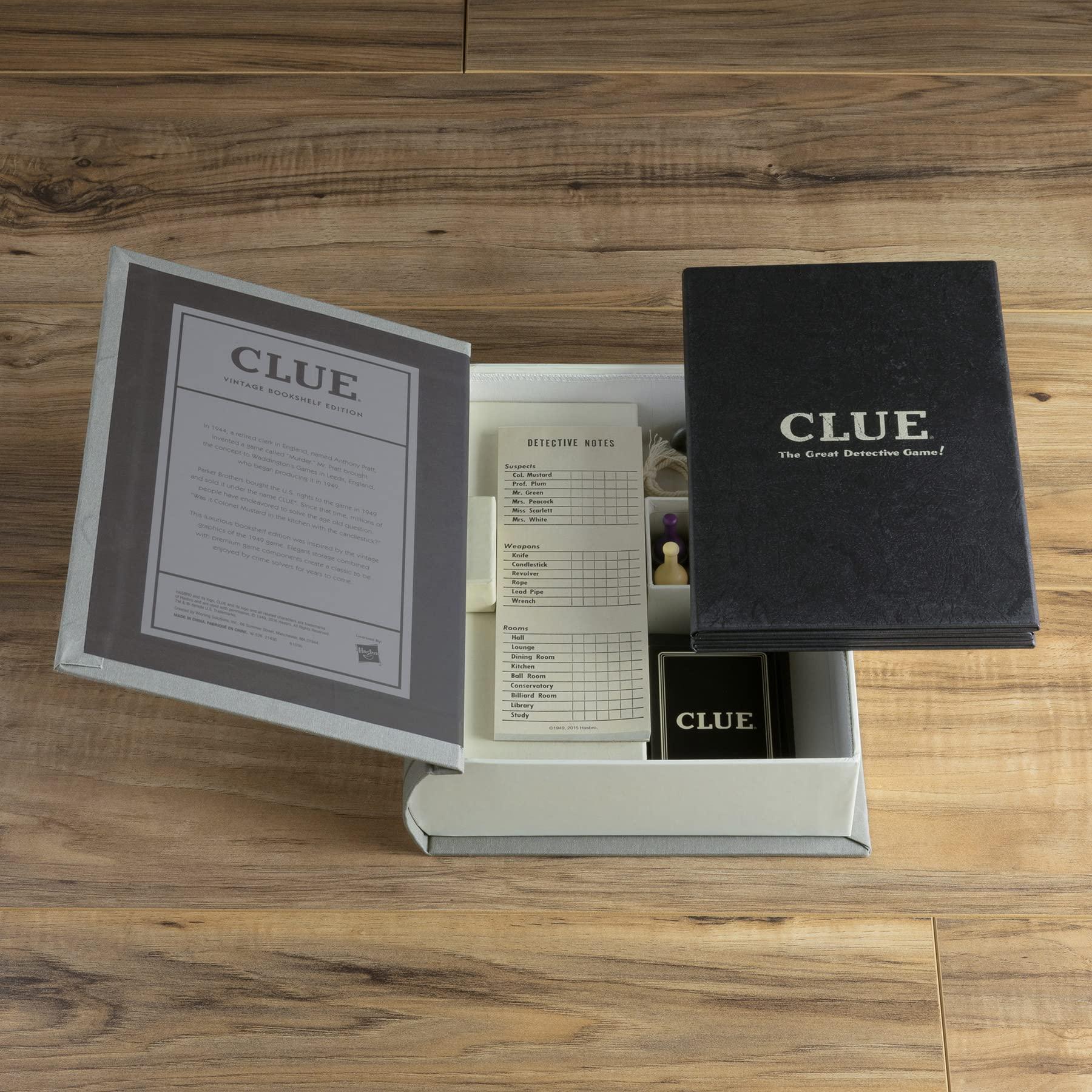 WS Game Company Clue Vintage Bookshelf Edition - Image 6