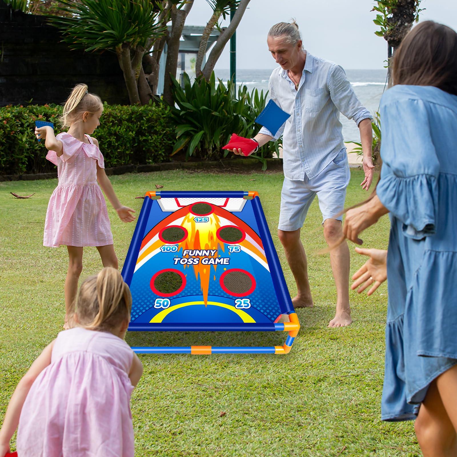 Bean Bag Toss Game for Kids Outdoor Activities, Cornhole Games for 3 4 5 6 7 8 Years Old Boys Girls, Fun Outside Toys for Family Party Games, Ideal Birthday for Ages 4-8 Toddlers - Image 7