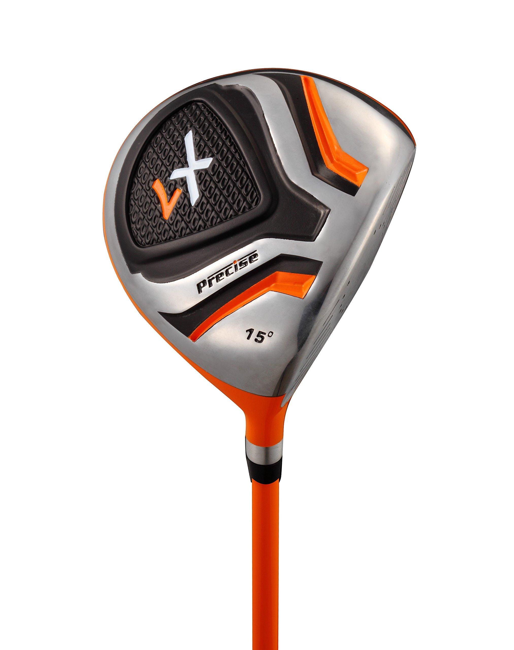 Precise X7 Kids Golf Clubs Set for Ages 3-5, 6-8, 9-12 | Right/Left Hand Girls & Boys Golf Clubs with Lightweight Graphite Shafts, Hybrid & Stand Bag - Image 2