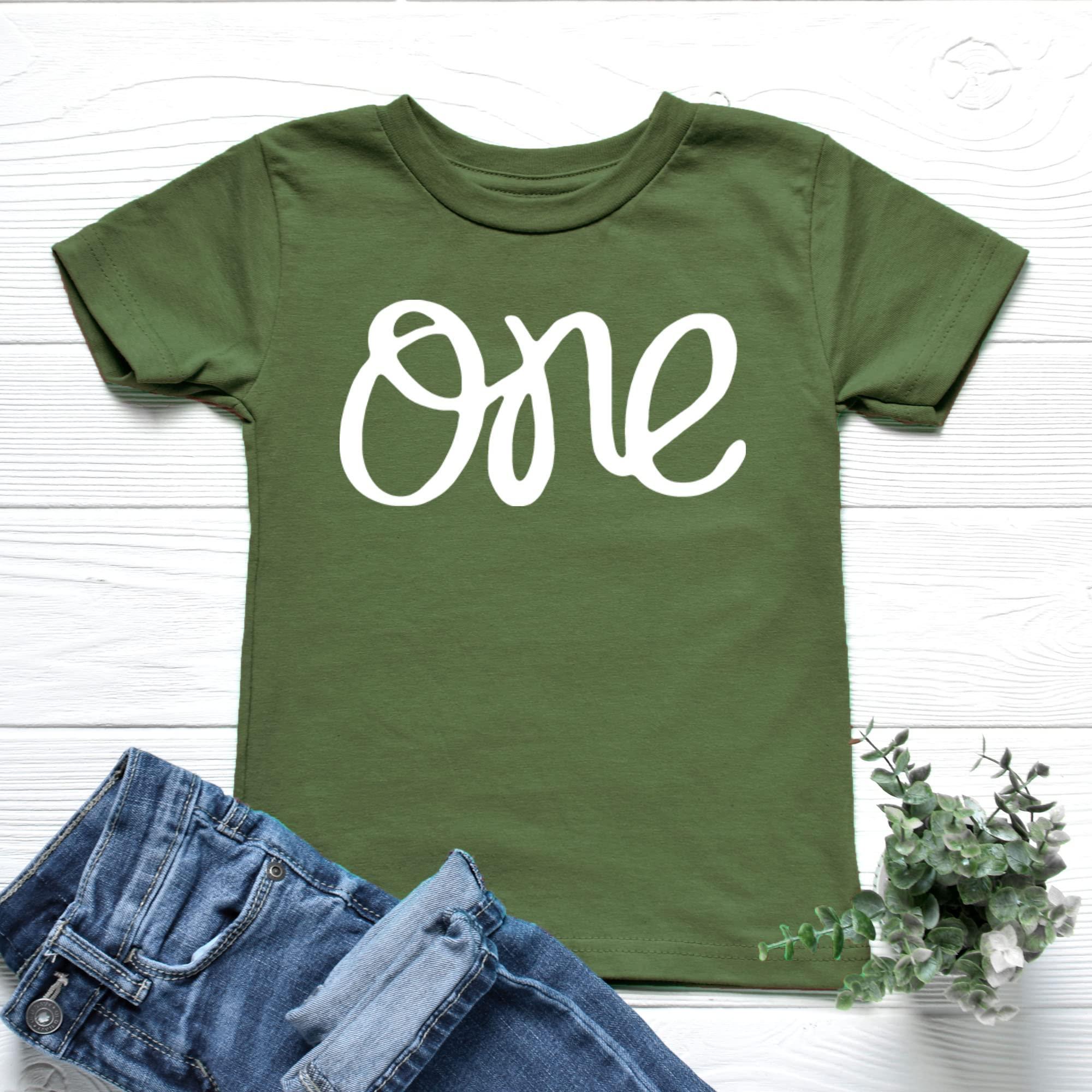 One 1st Birthday Shirt for Baby Girls First Birthday Outfit - Image 5
